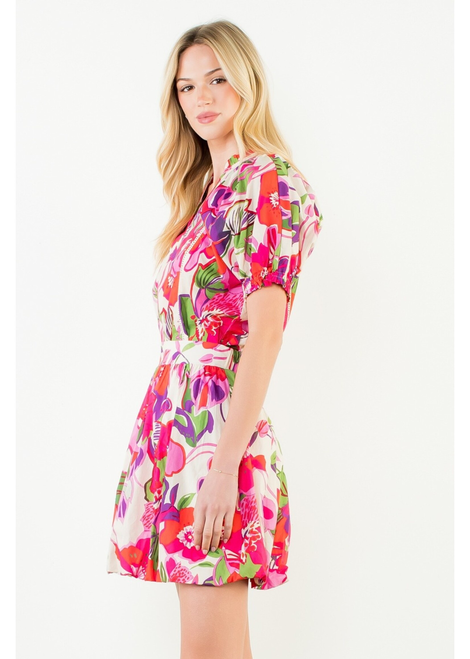 THML Floral Print Top - JH2411-3