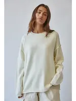 Creaman Inside Out Roll Neck Pullover Sweater - JSW2828