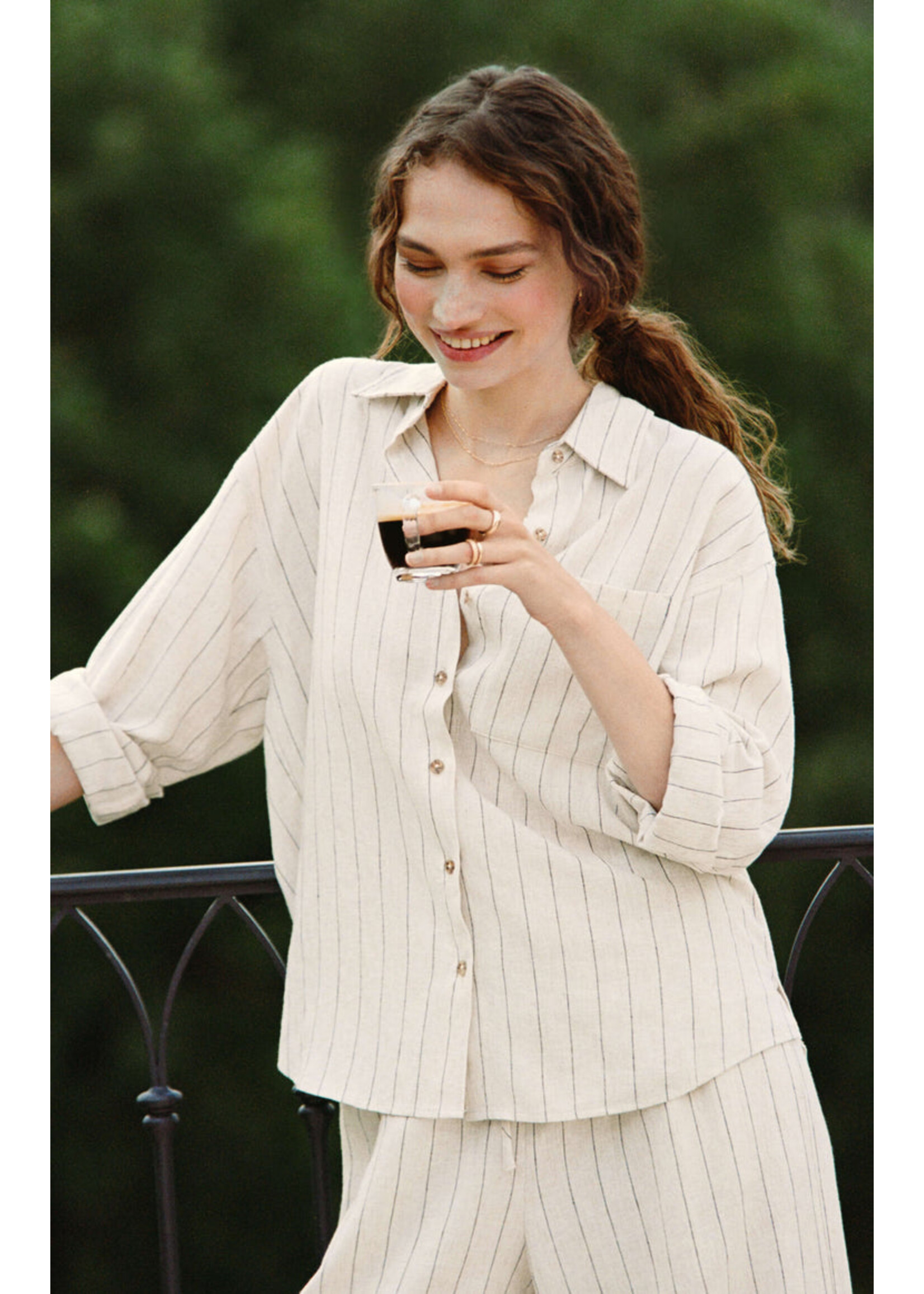 Z Supply Alfie Striped Button Up Top - ZT261985