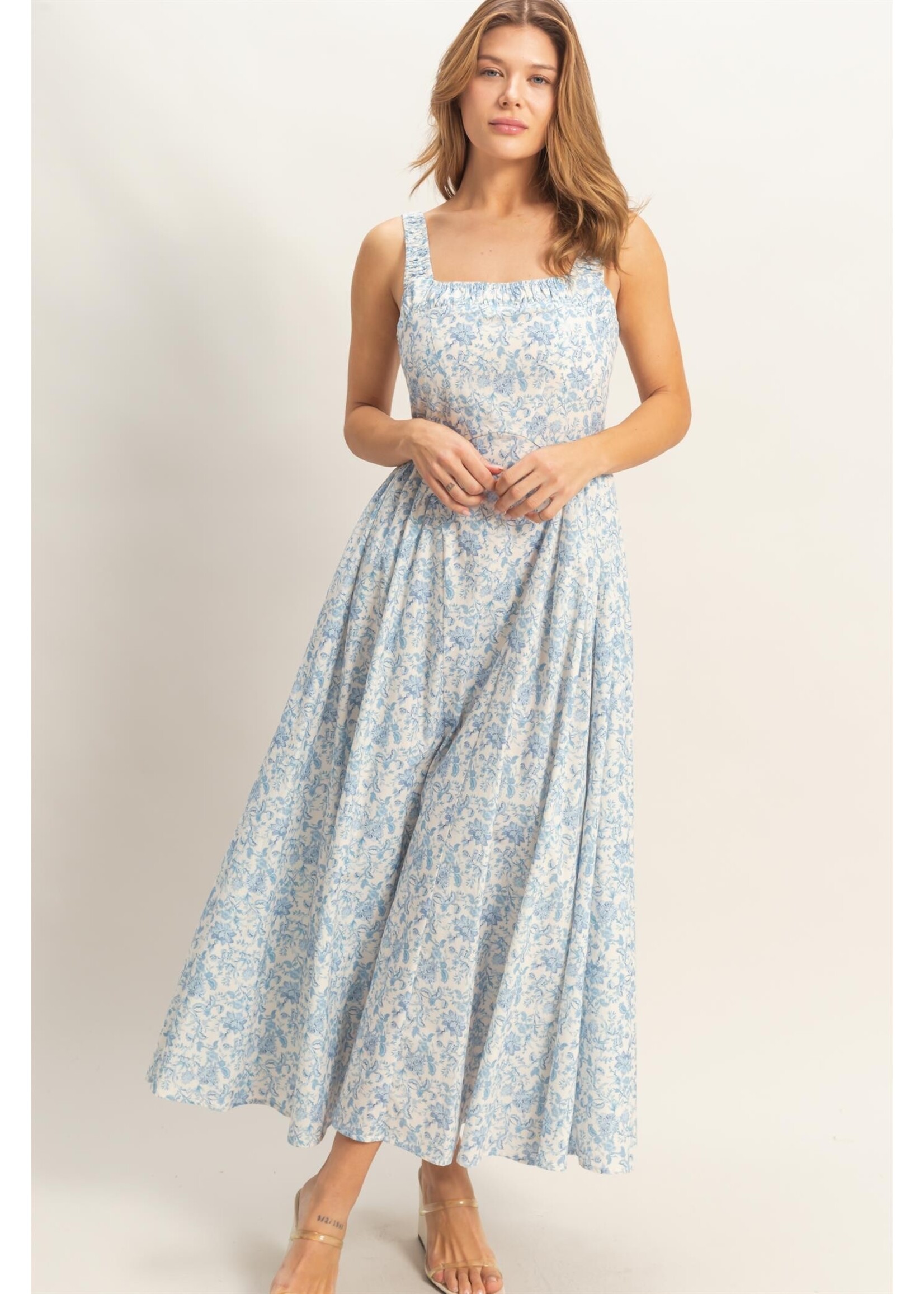 HYFVE Floral Print Empire Waist Dress - HF26A153