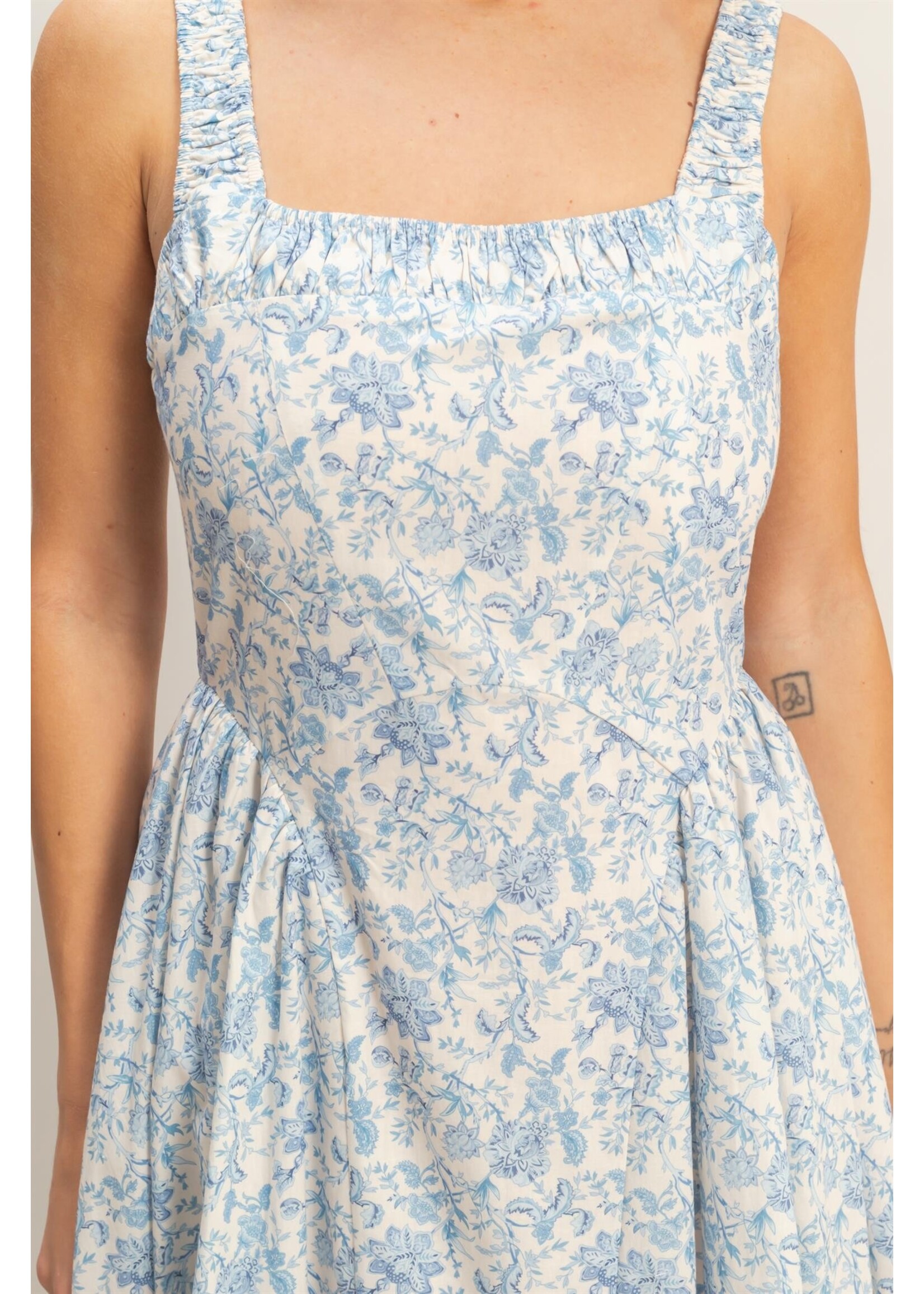 HYFVE Floral Print Empire Waist Dress - HF26A153