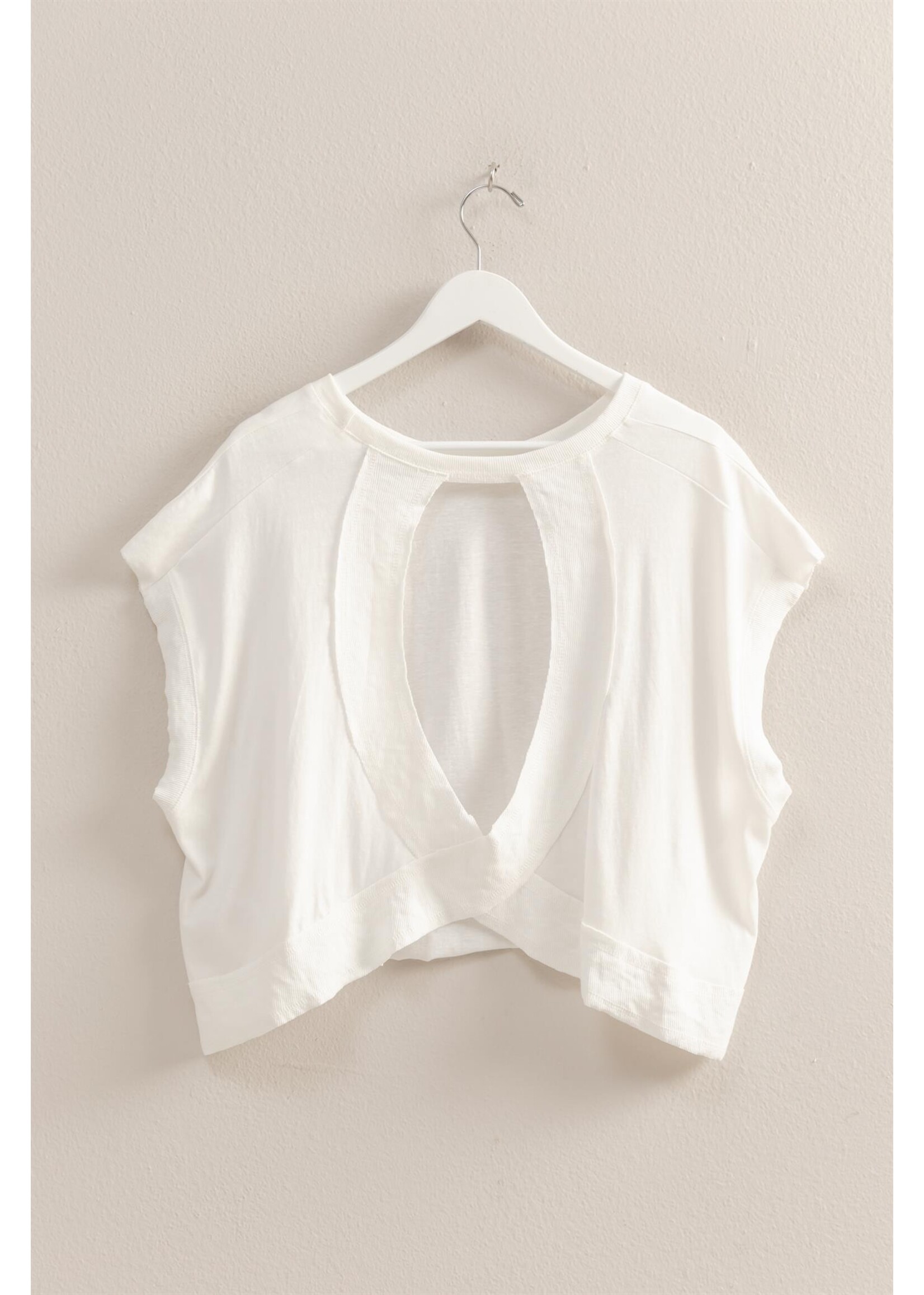 HYFVE Boxy Crew Neck Top - HF26C288-D