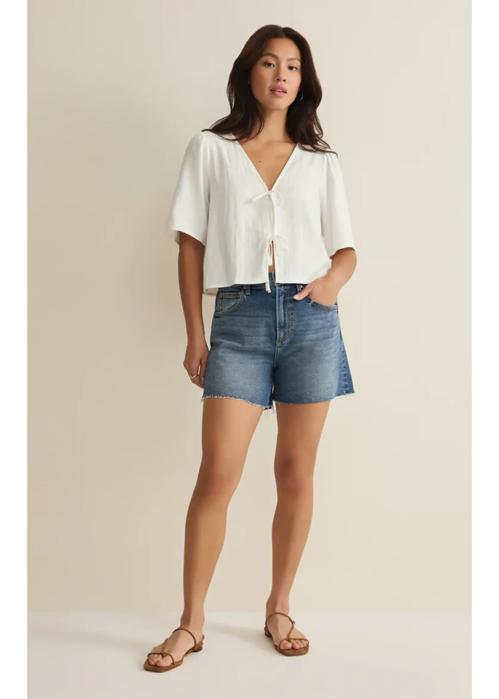 Z Supply La Belle Linen Top - ZT261143