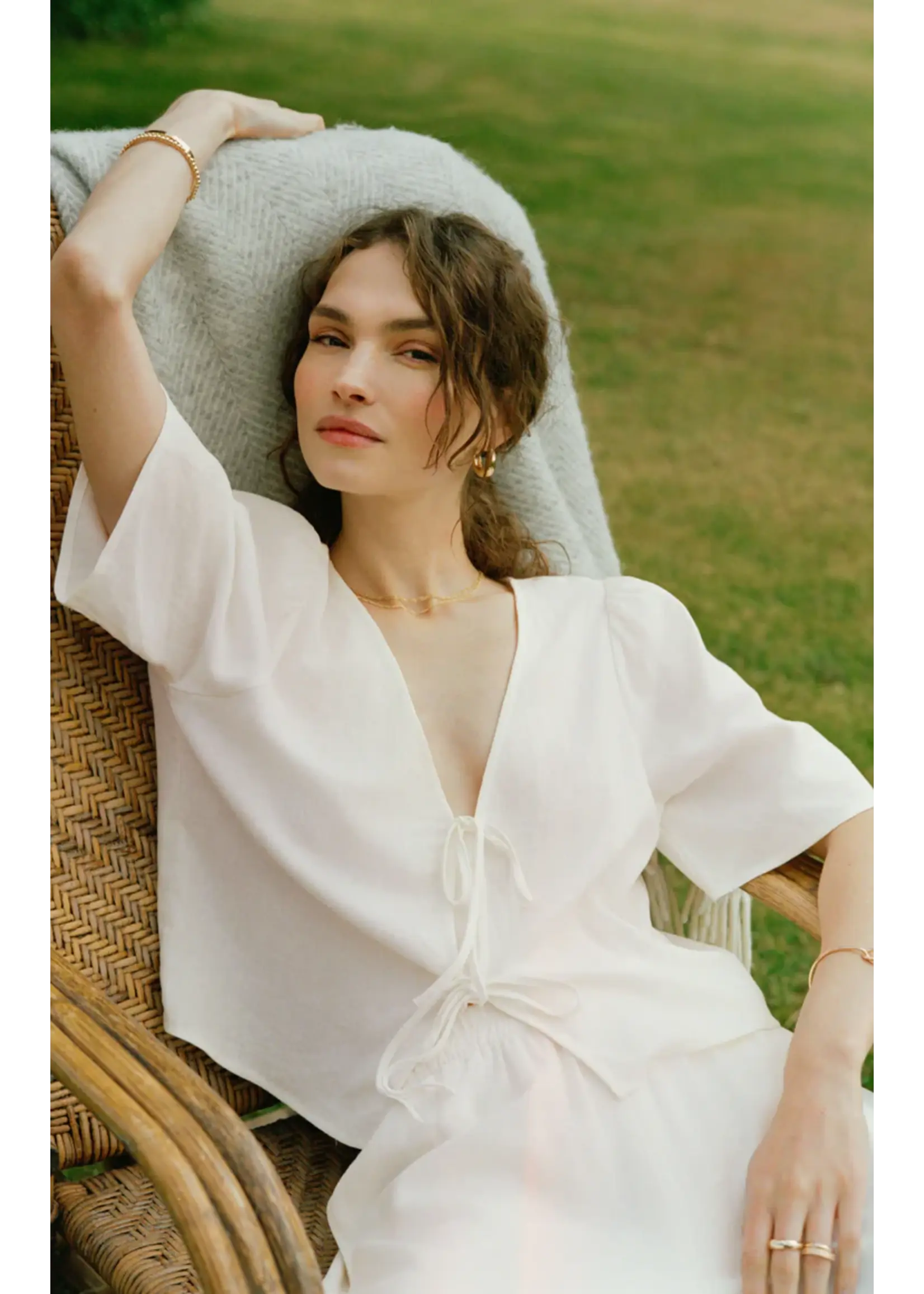 Z Supply La Belle Linen Top - ZT261143