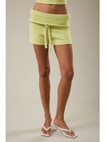 Le Lis Low Rise Fold Detail with Tie Front Shorts - BWP1461