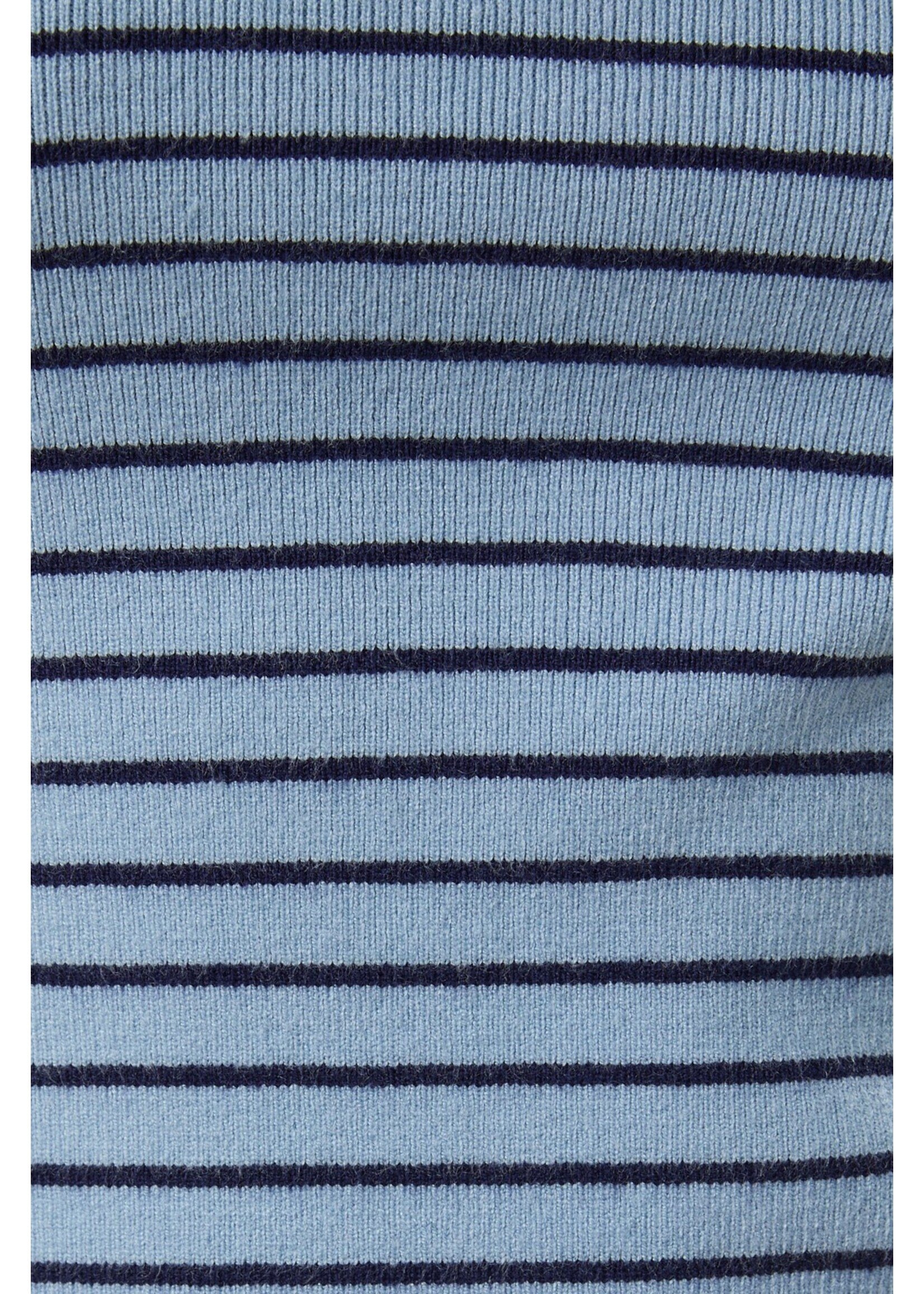 Le Lis Sleeveless Round Neck Striped Sweater Top - IWT6327