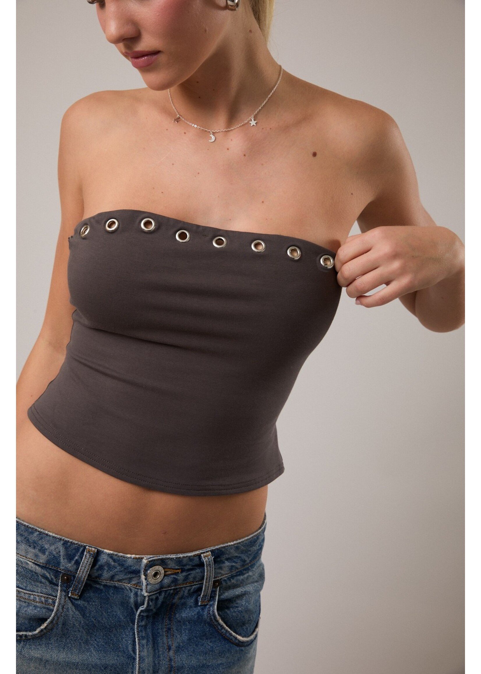 Le Lis Double Lined Reversible Tube Top - PT6426-2