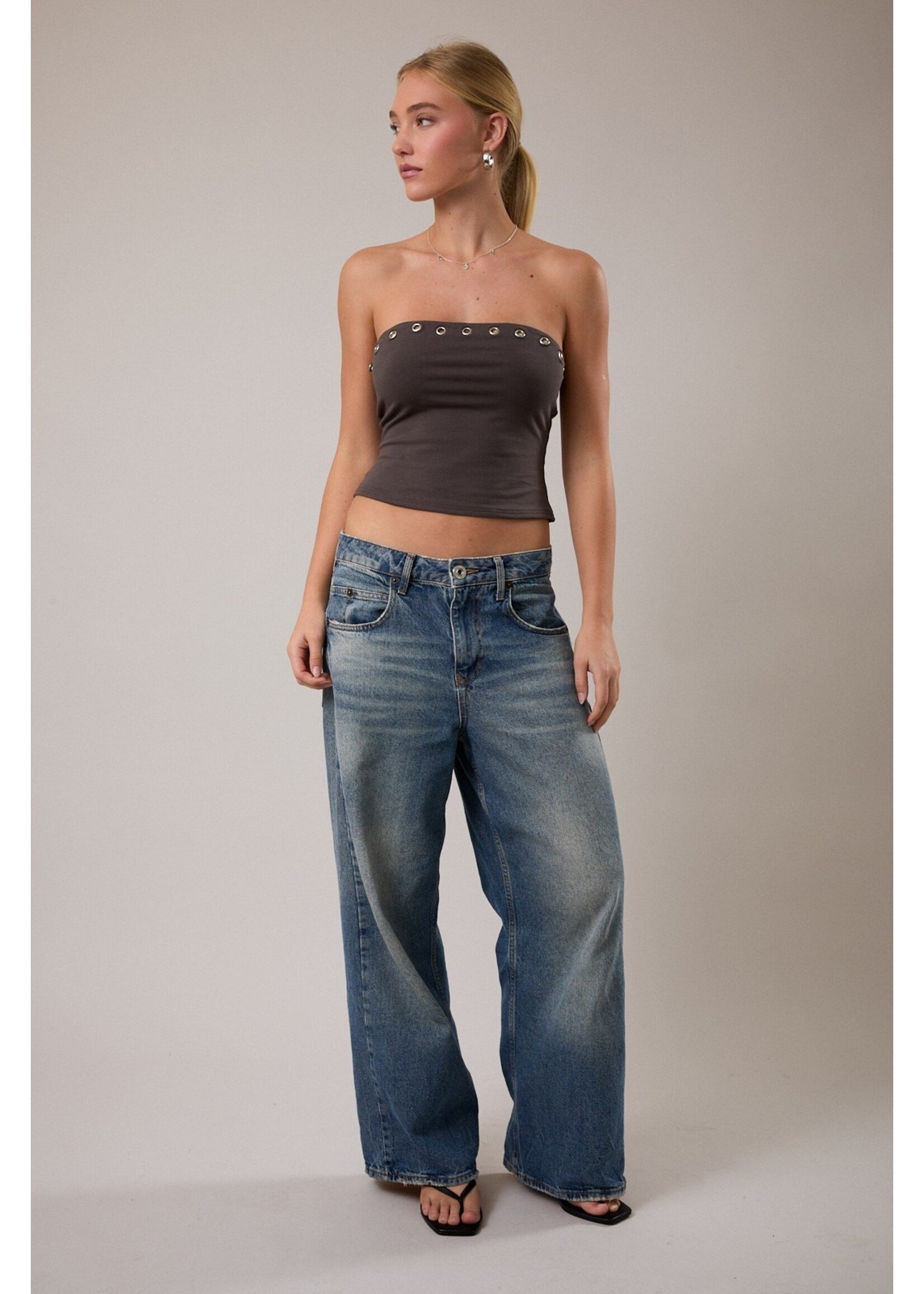 Le Lis Double Lined Reversible Tube Top - PT6426-2