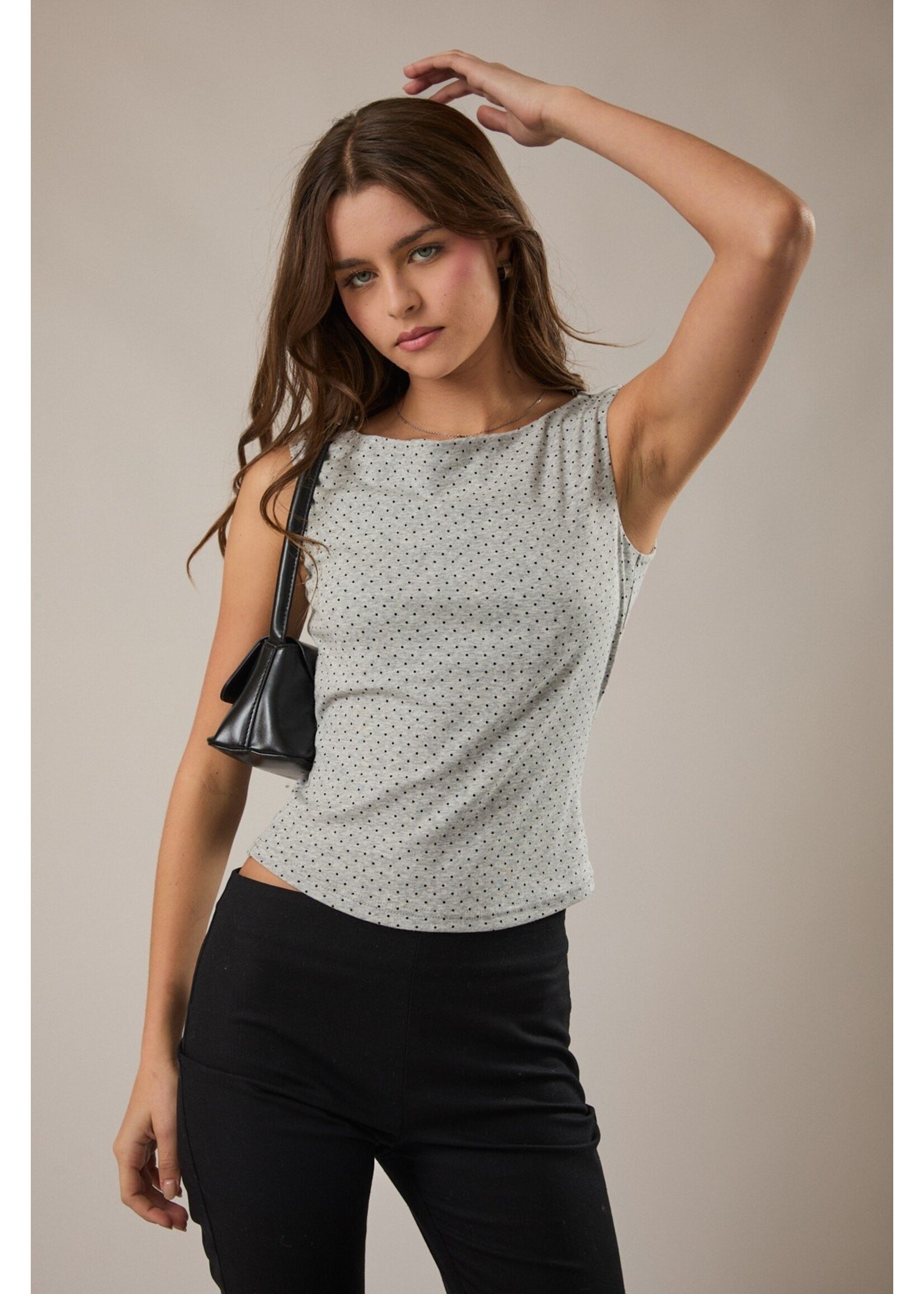 Le Lis Boat Neck Knit Top - ST3358