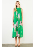 THML Floral Print Midi Dress - JH2249-2