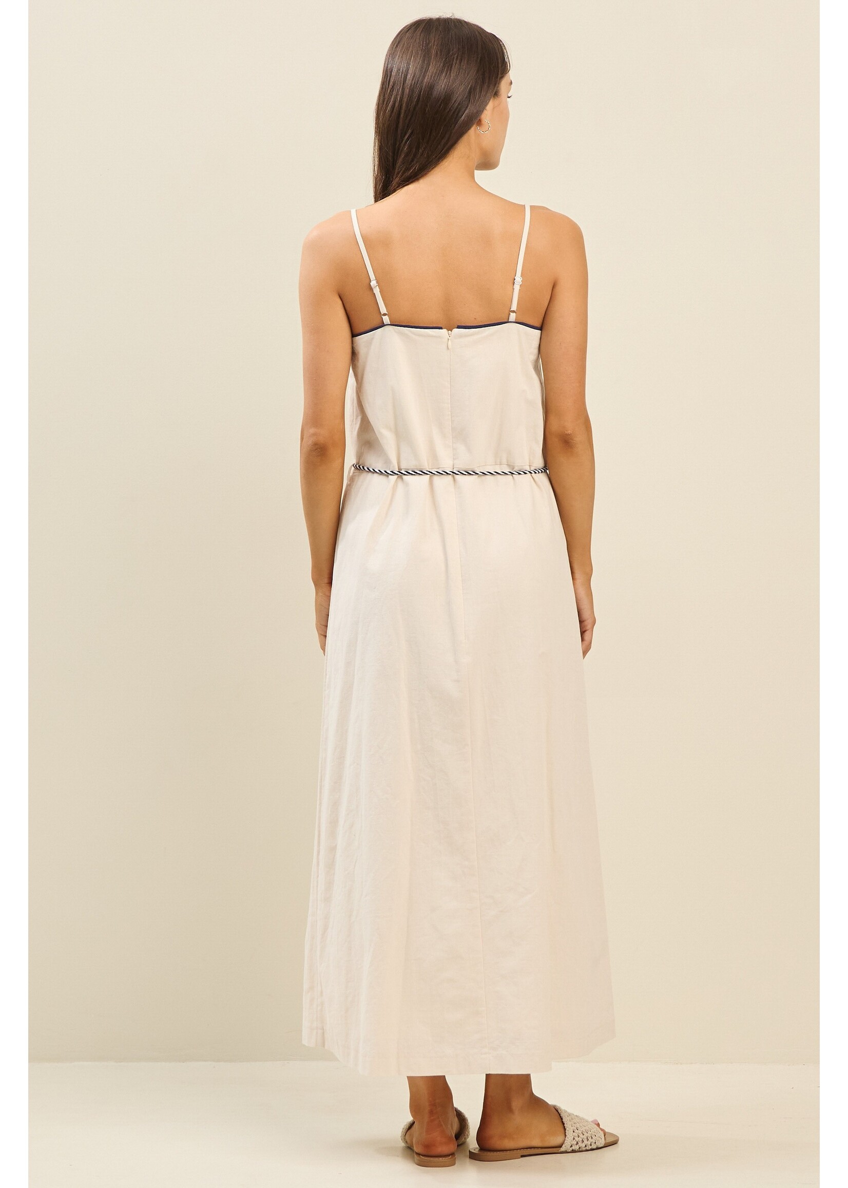 Able Embroidery Detailed Maxi Dress - AD2269