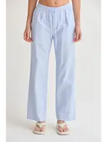 Crescent Deni Textured Striped Drawstring Pants - CP9716