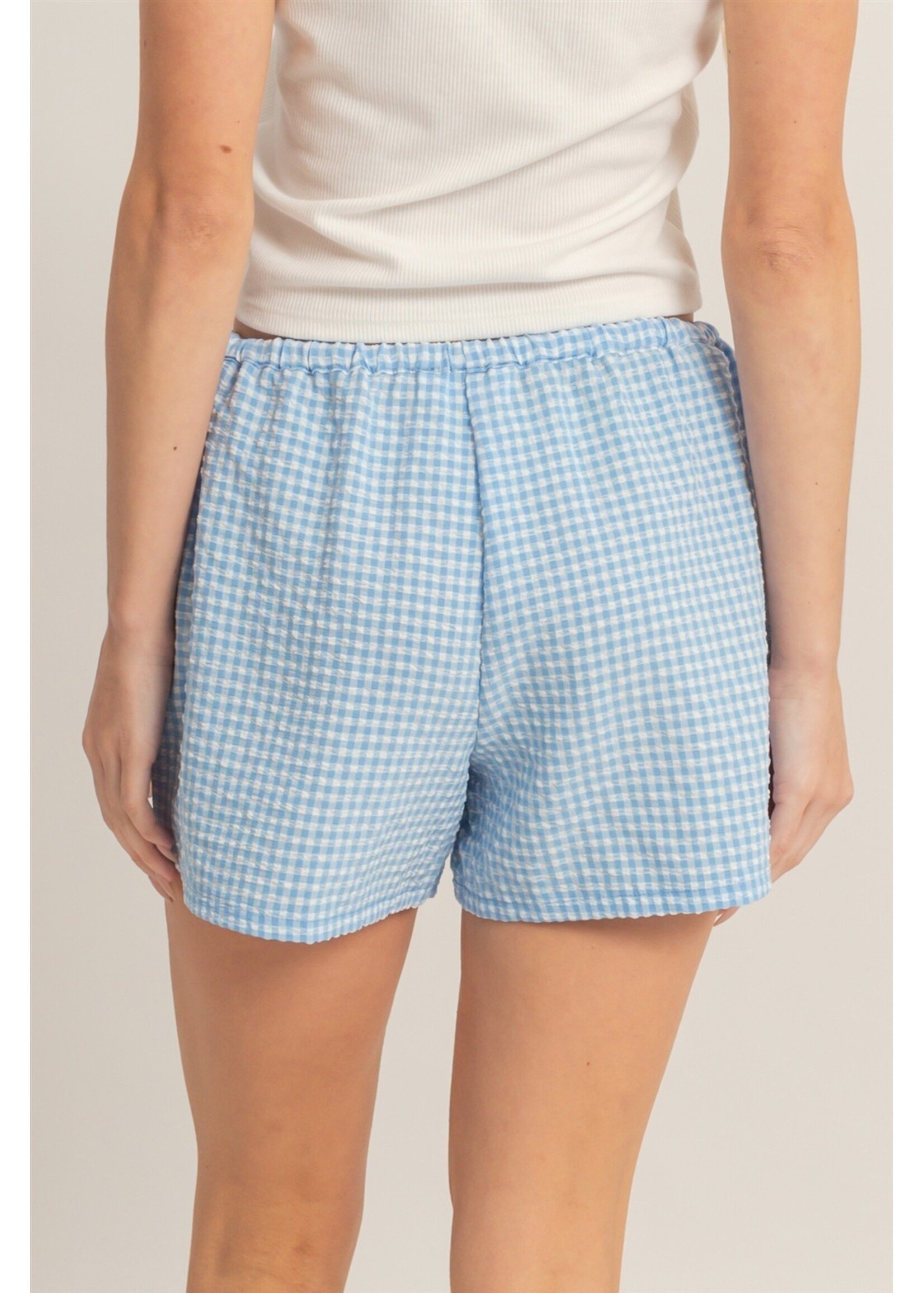 HYFVE Gingham Relaxed Fit Shorts - DZ26A929