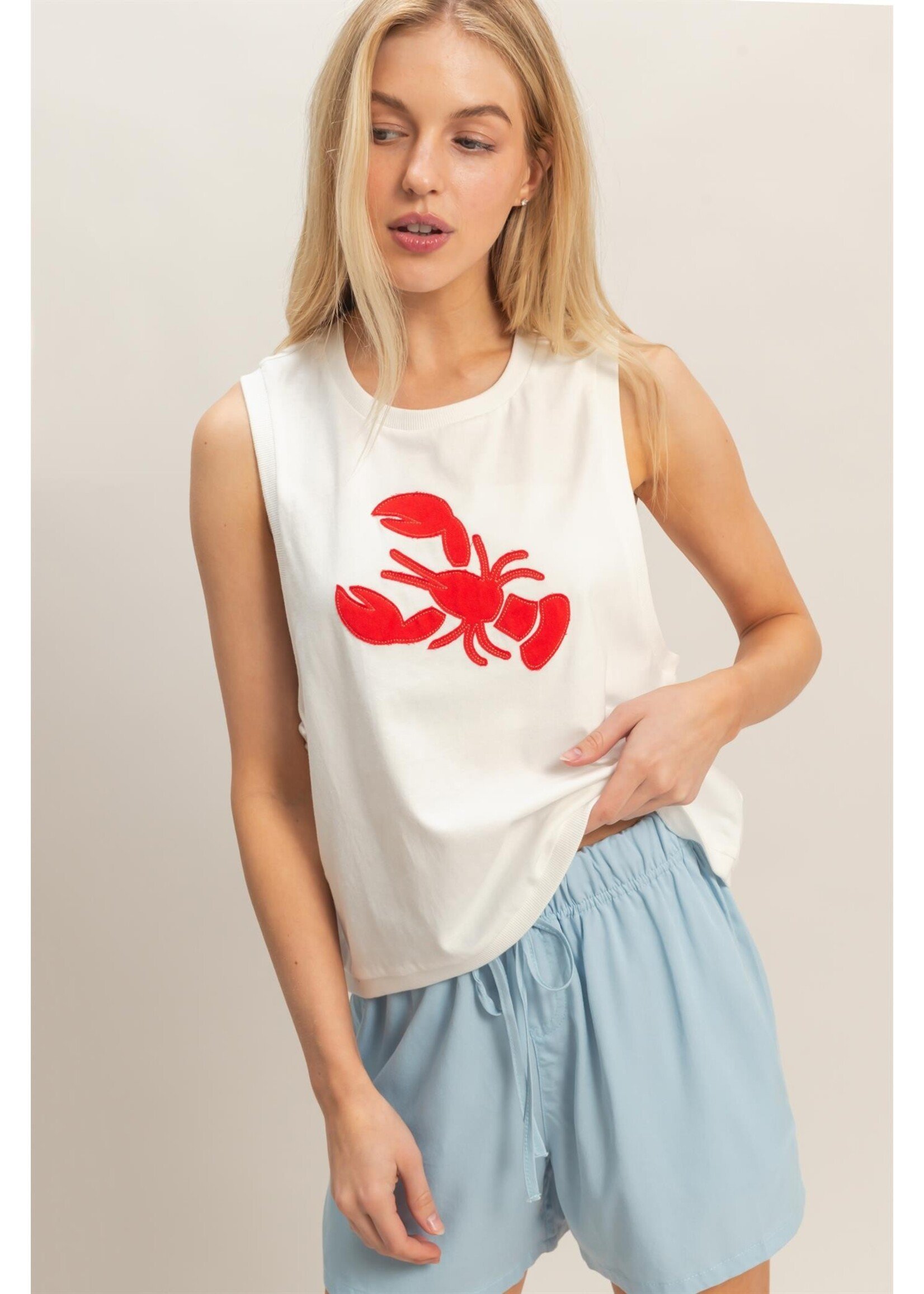 HYFVE Sleeveless Tank With Lobster Patch - HF26C610