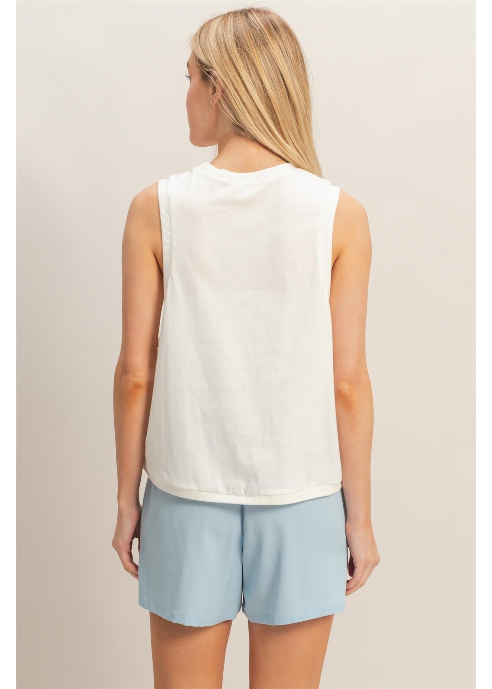 HYFVE Sleeveless Tank With Lobster Patch - HF26C610