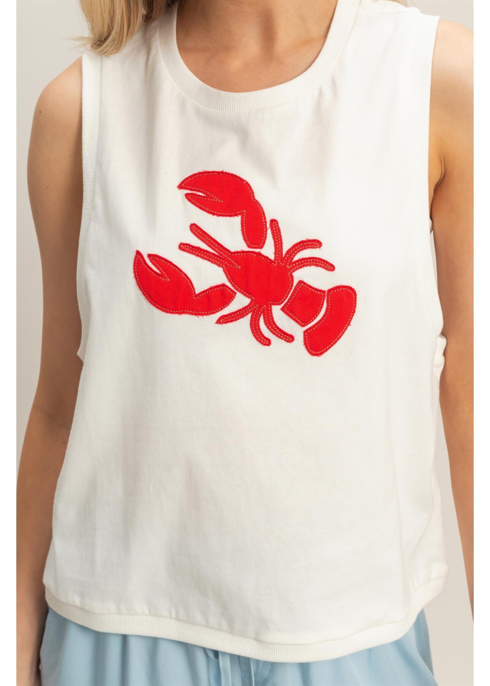 HYFVE Sleeveless Tank With Lobster Patch - HF26C610
