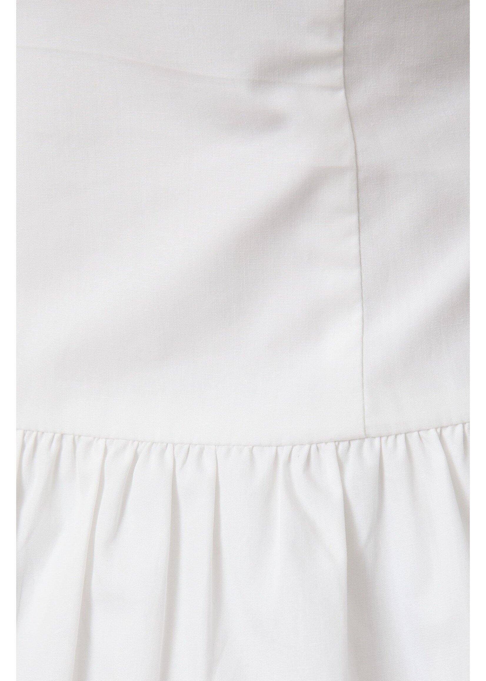 Le Lis V-Neckline Poplin Mini Dress with Trim Detail - PD7028