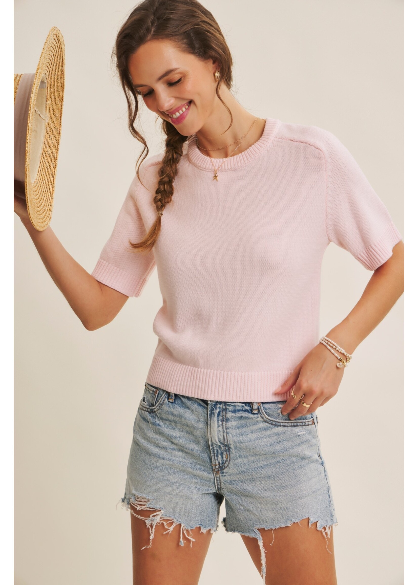 In February Year-Round Essential Soft Sweater Top - E1913SW