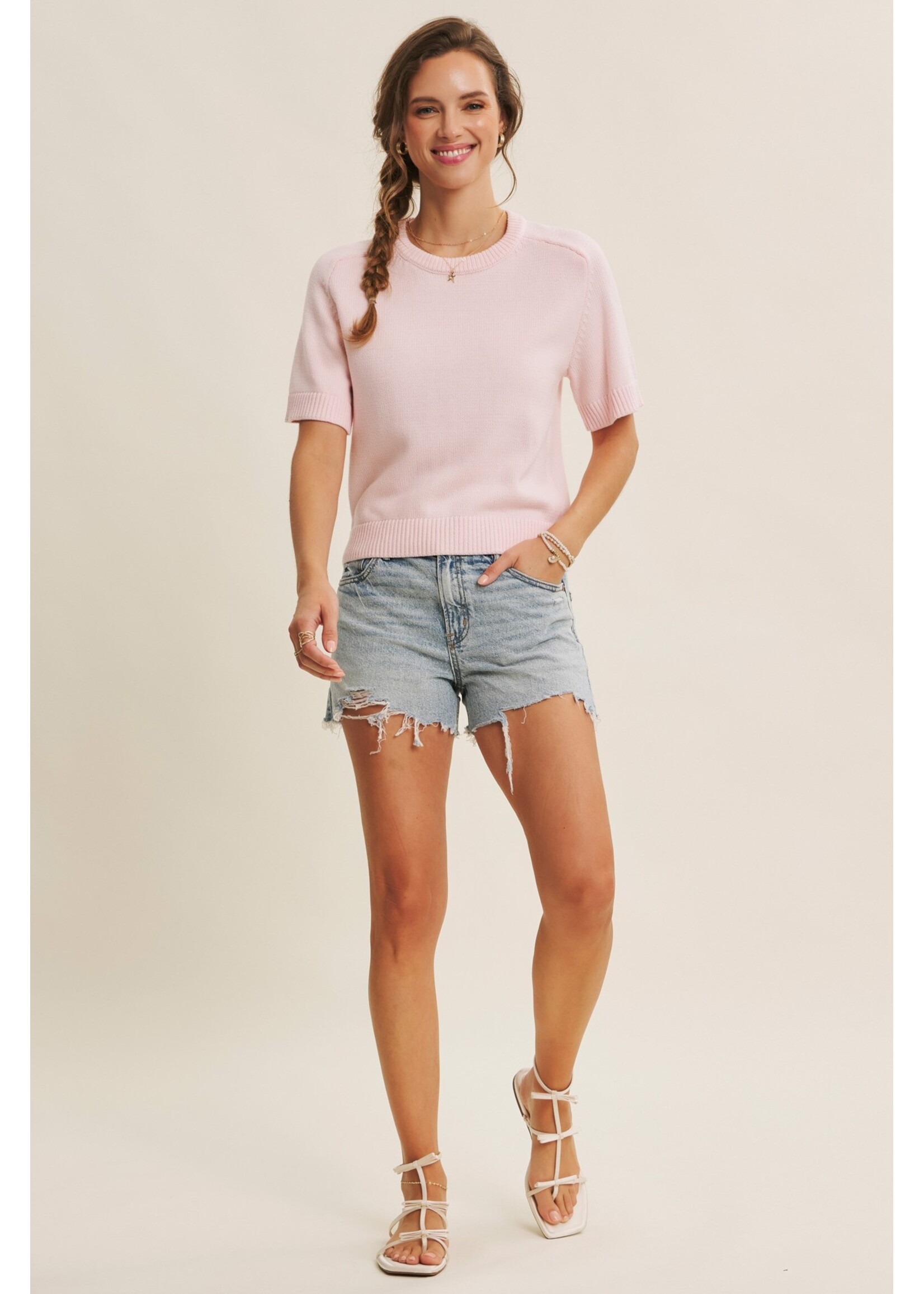 In February Year-Round Essential Soft Sweater Top - E1913SW