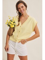 In February Elevated Multi-Way Button-Down Sweater Vest - E2047SW