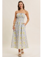 In February Perfect for Summer Tube Midi Dress - E2701D