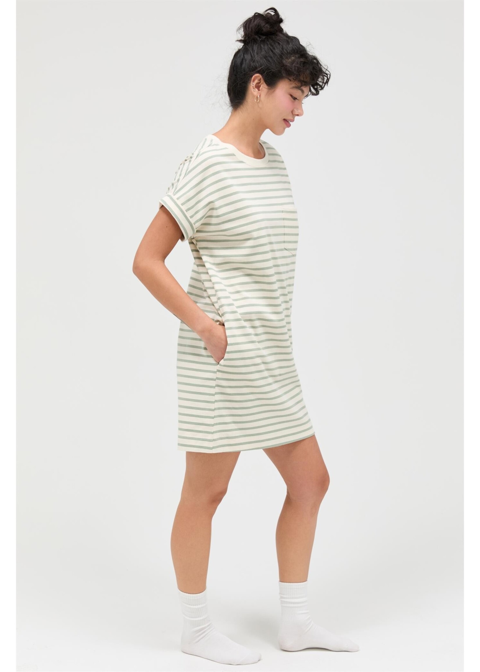 HYFVE Striped T-Shirt Mini Dress - DZ26C067
