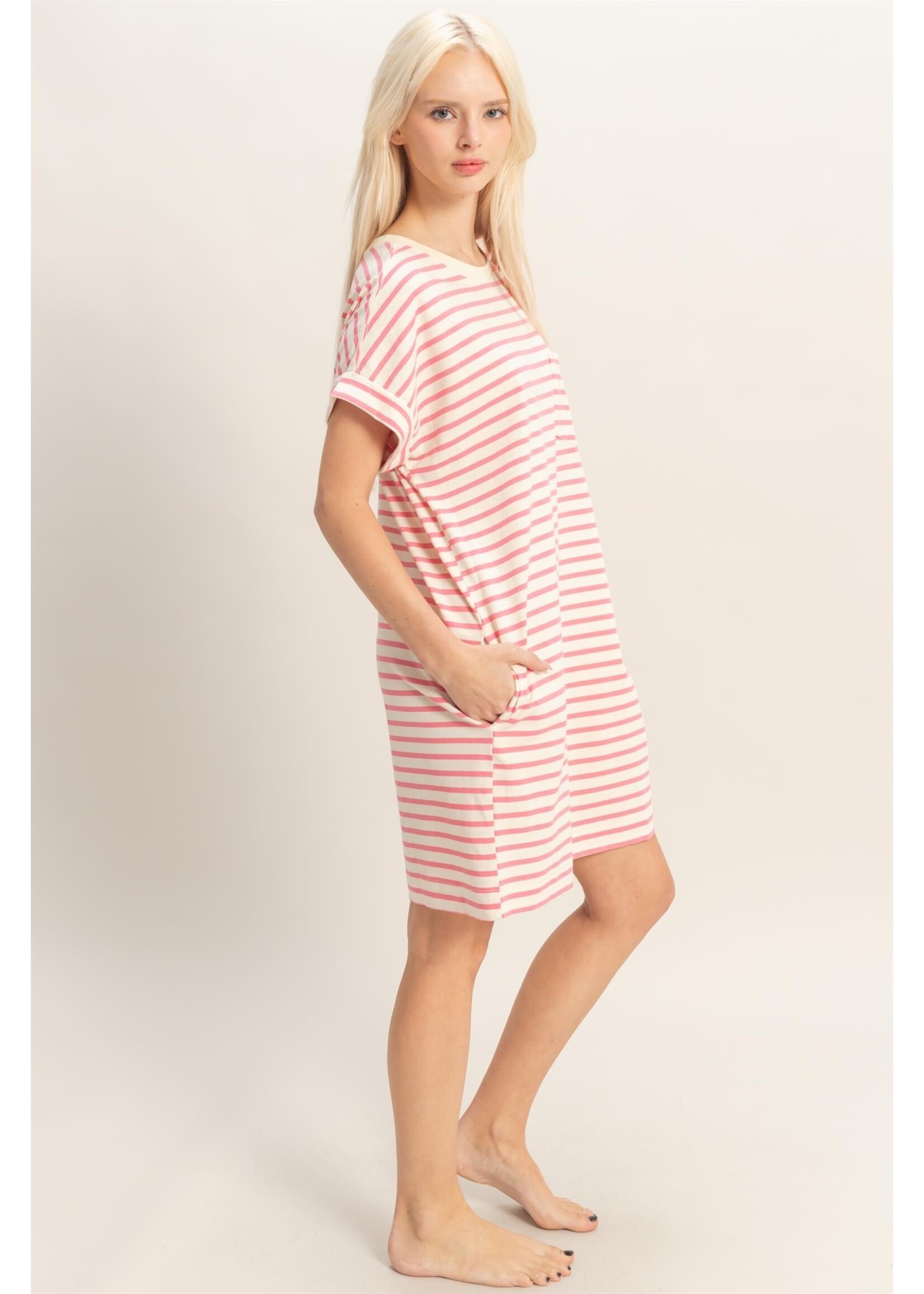 HYFVE Striped T-Shirt Mini Dress - DZ26C067