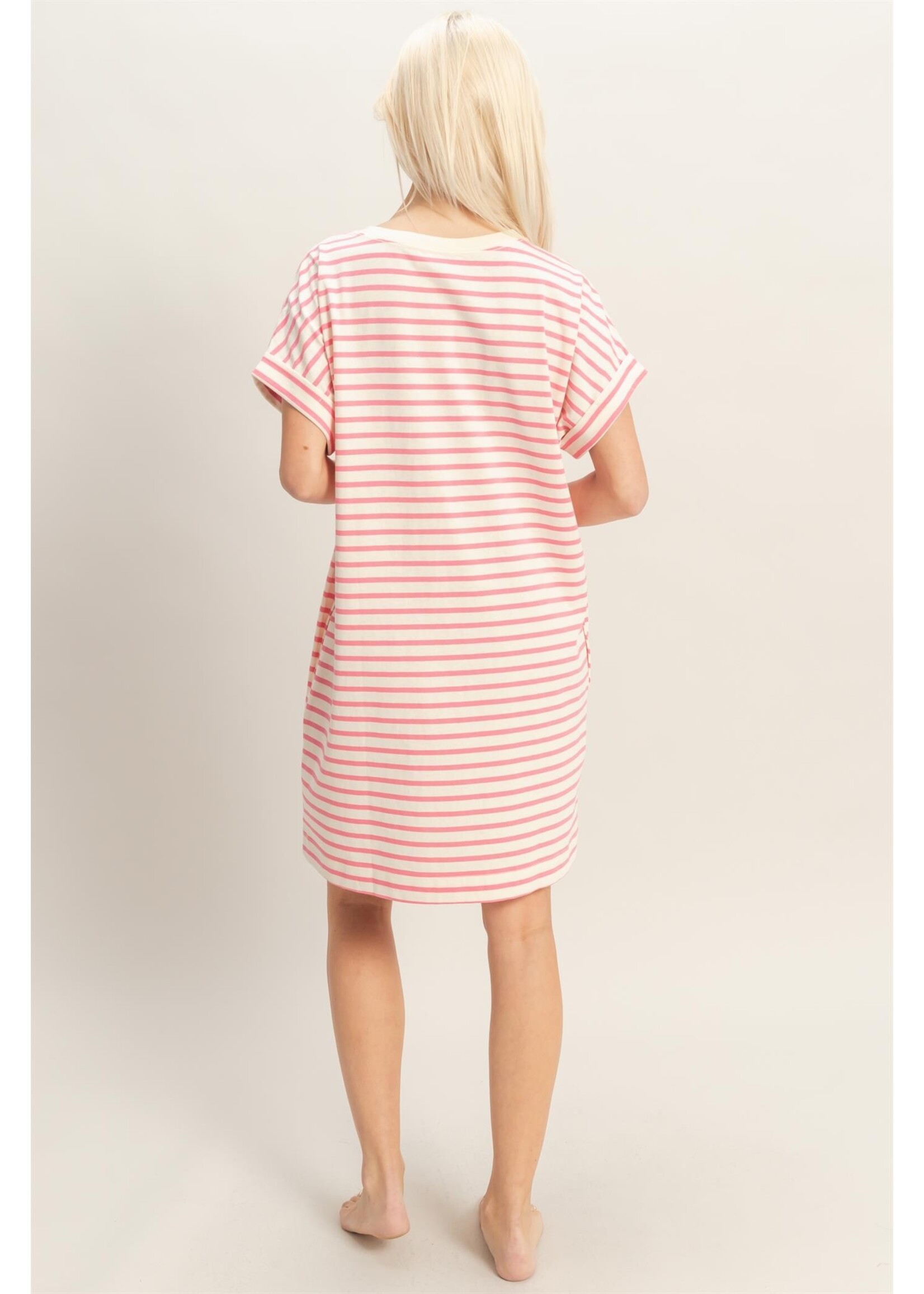 HYFVE Striped T-Shirt Mini Dress - DZ26C067