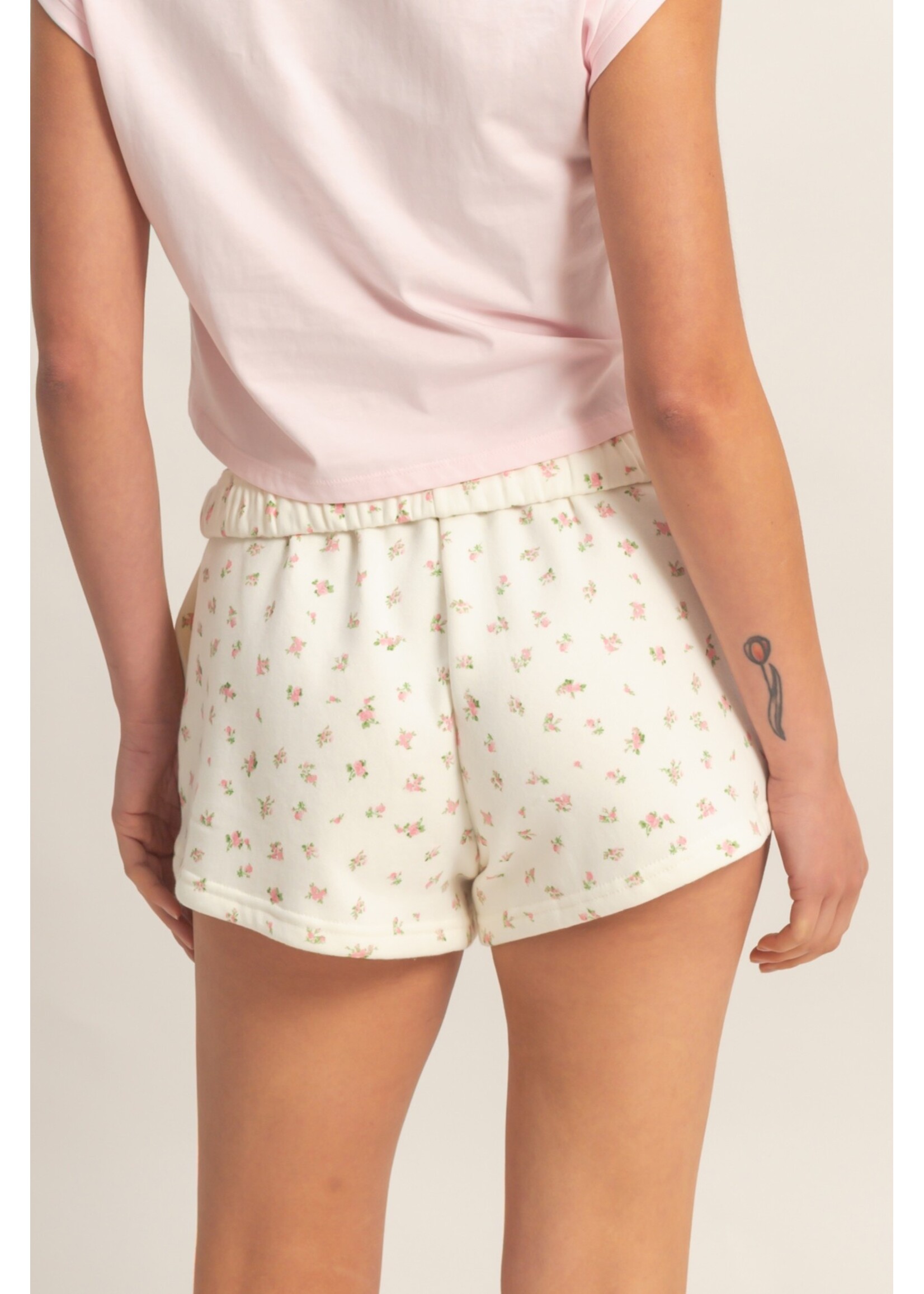 HYFVE Ditsy Floral French Terry Shorts - DZ26C391