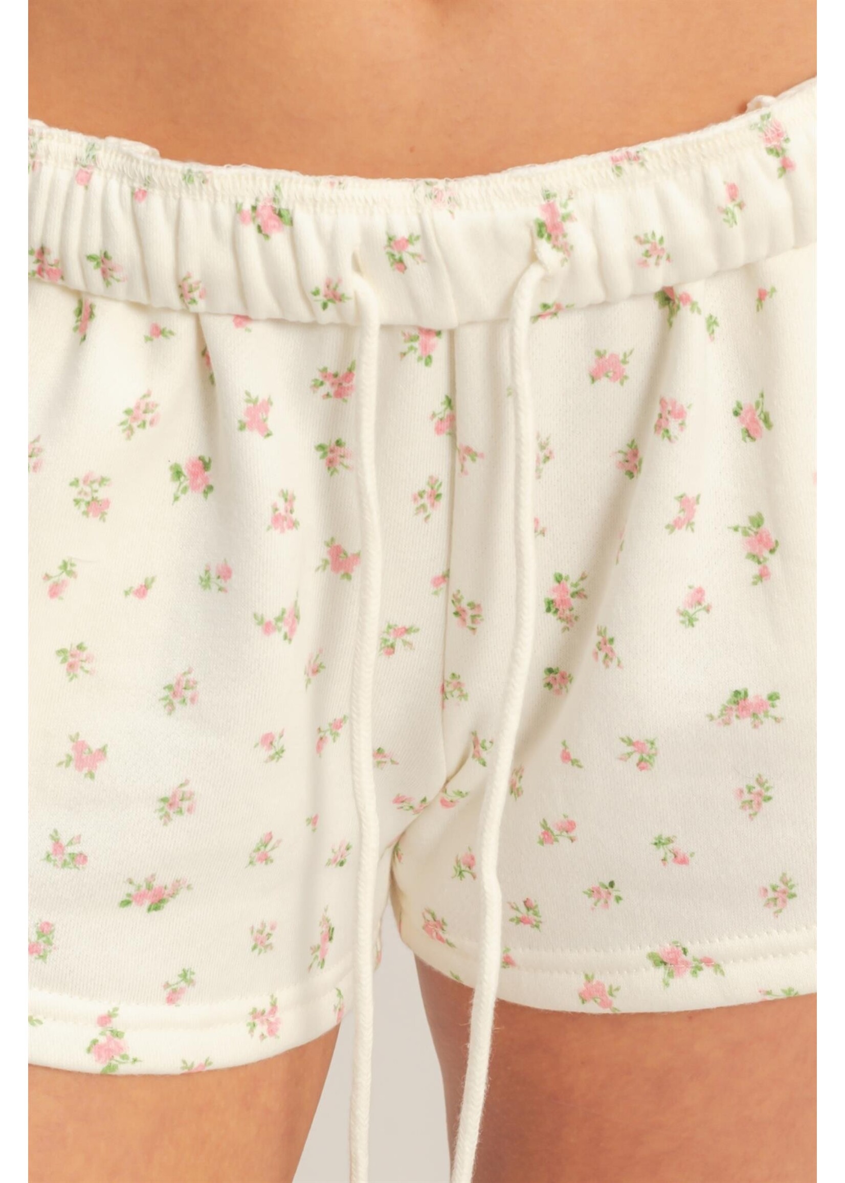 HYFVE Ditsy Floral French Terry Shorts - DZ26C391
