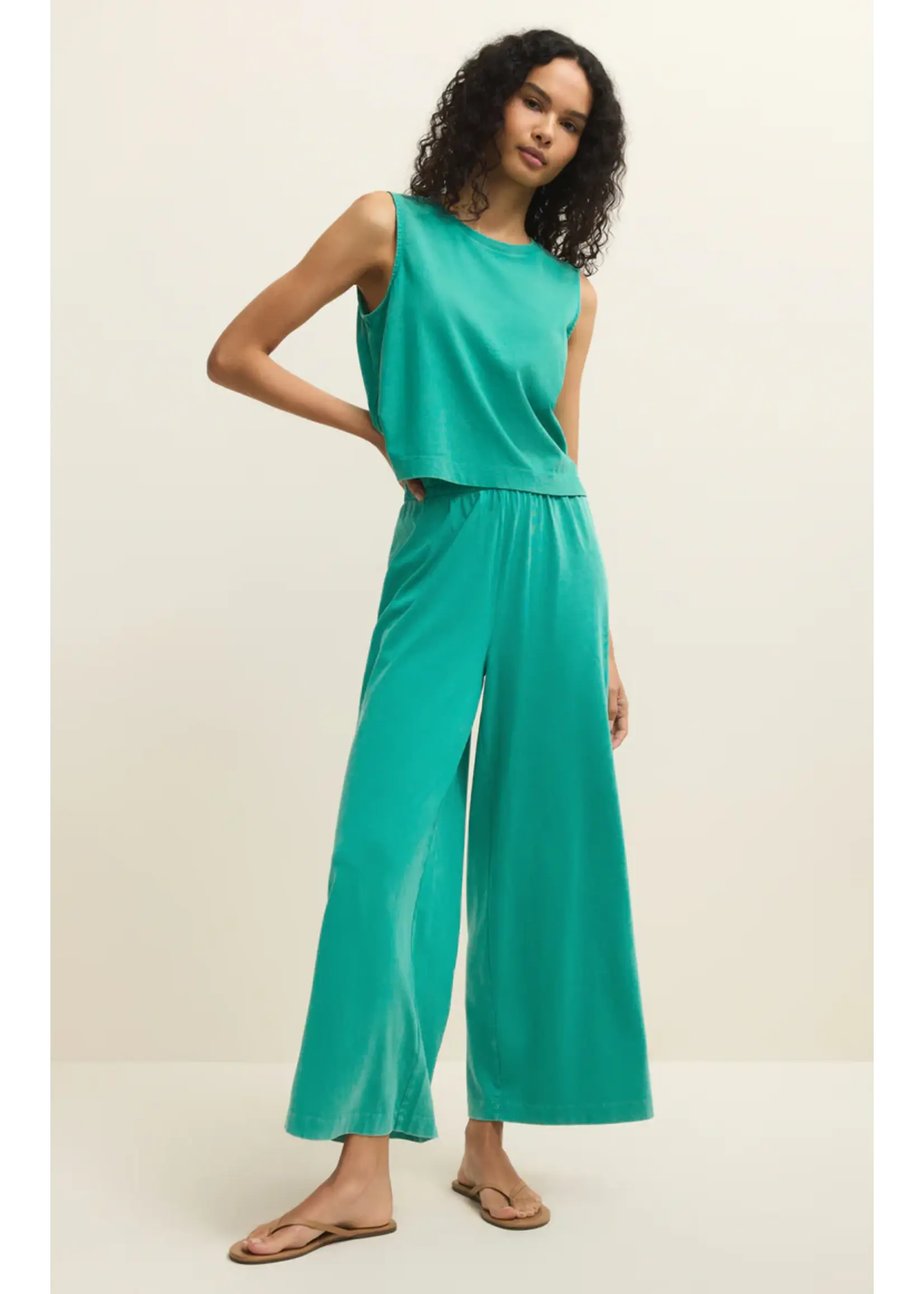 Z Supply Scout Jersey Crop Flare Pant - ZP253841