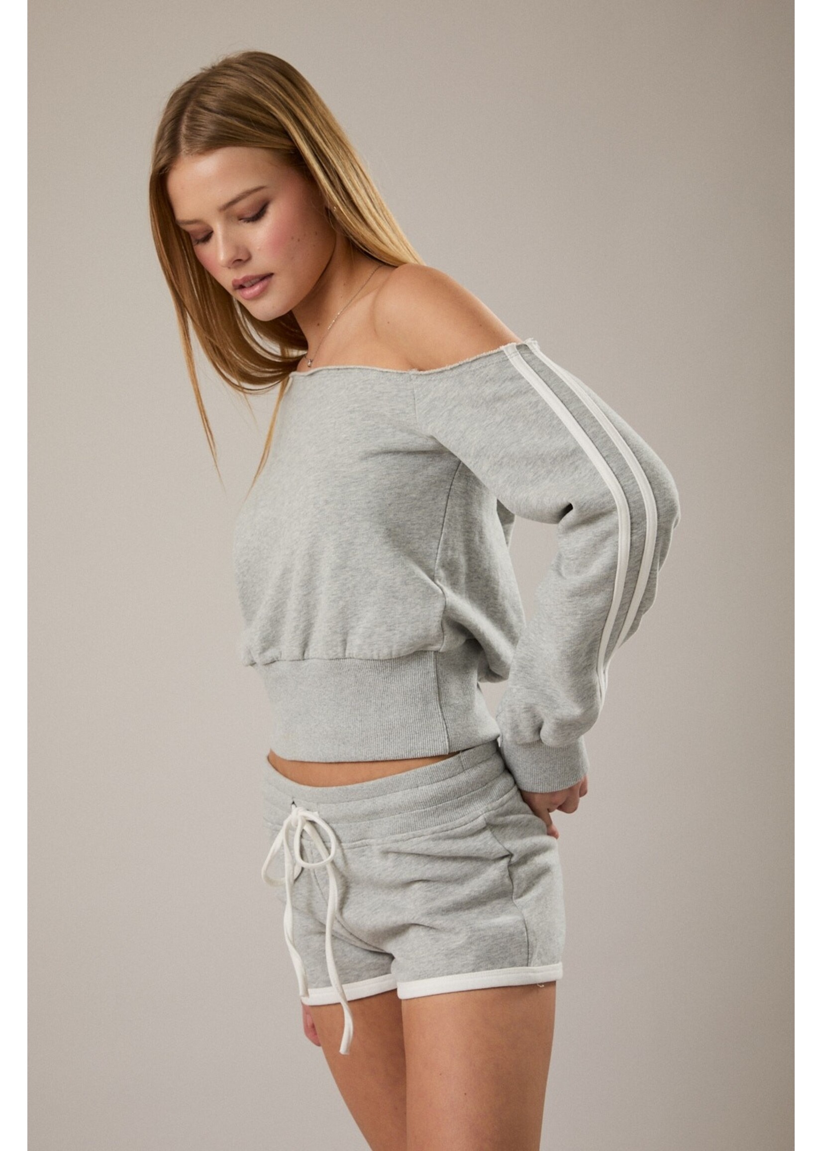 Le Lis One Shoulder Long Sleeve Top - PT7003