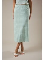 Le Lis Polka Dot Mid Rise Maxi Skirt - PS6870-1