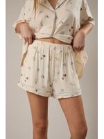 Le Lis High Waisted Knit PJ Shorts - IP6270