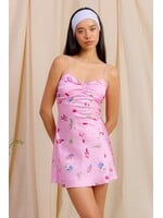 Emory Park Satin Bias Cut Mini Dress - IPA2647D