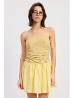 Emory Park Mix Media Tube Mini Dress - IPA4049D