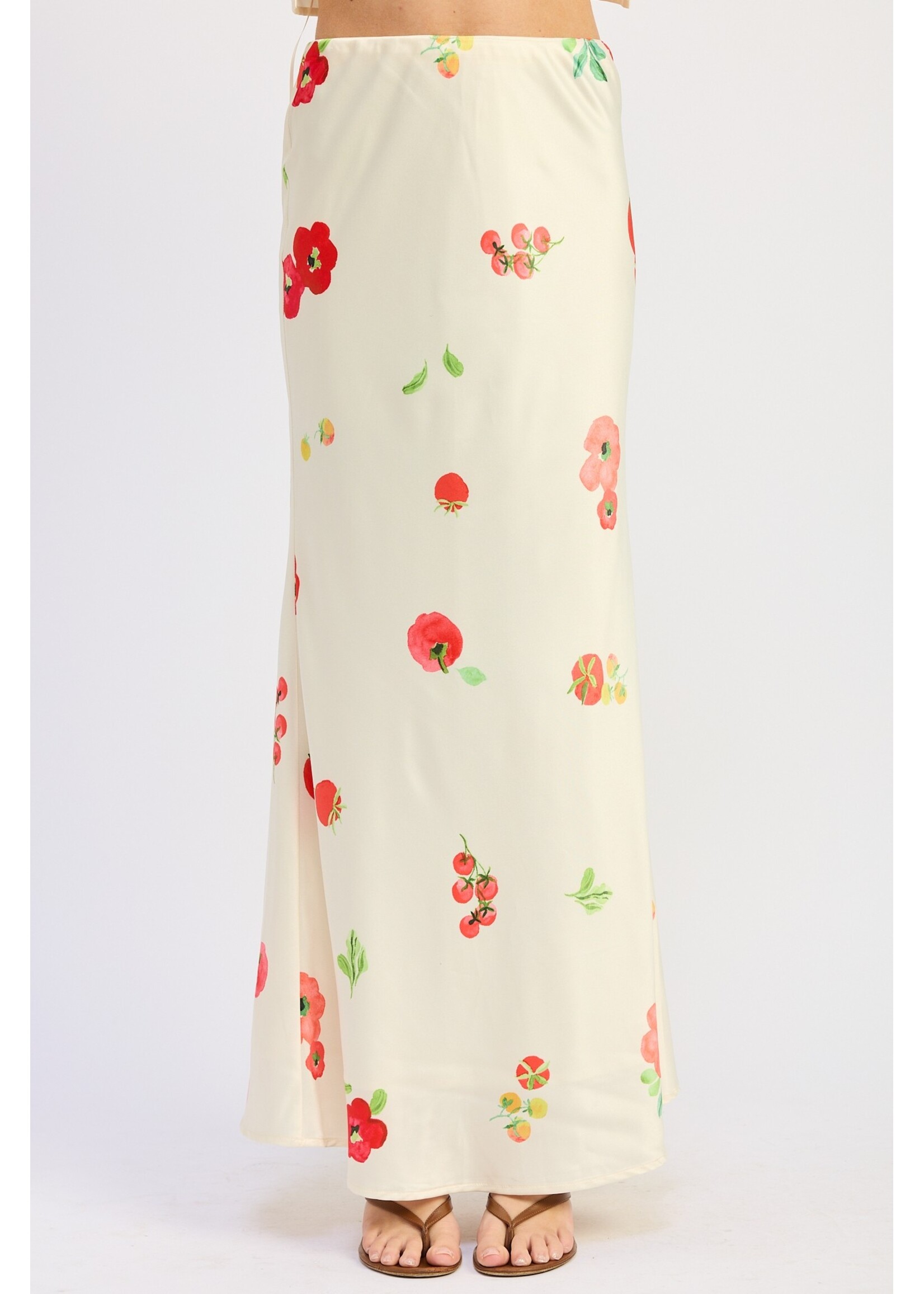 Emory Park Row Rise Mid Satin Bias Skirt - IPA4176S