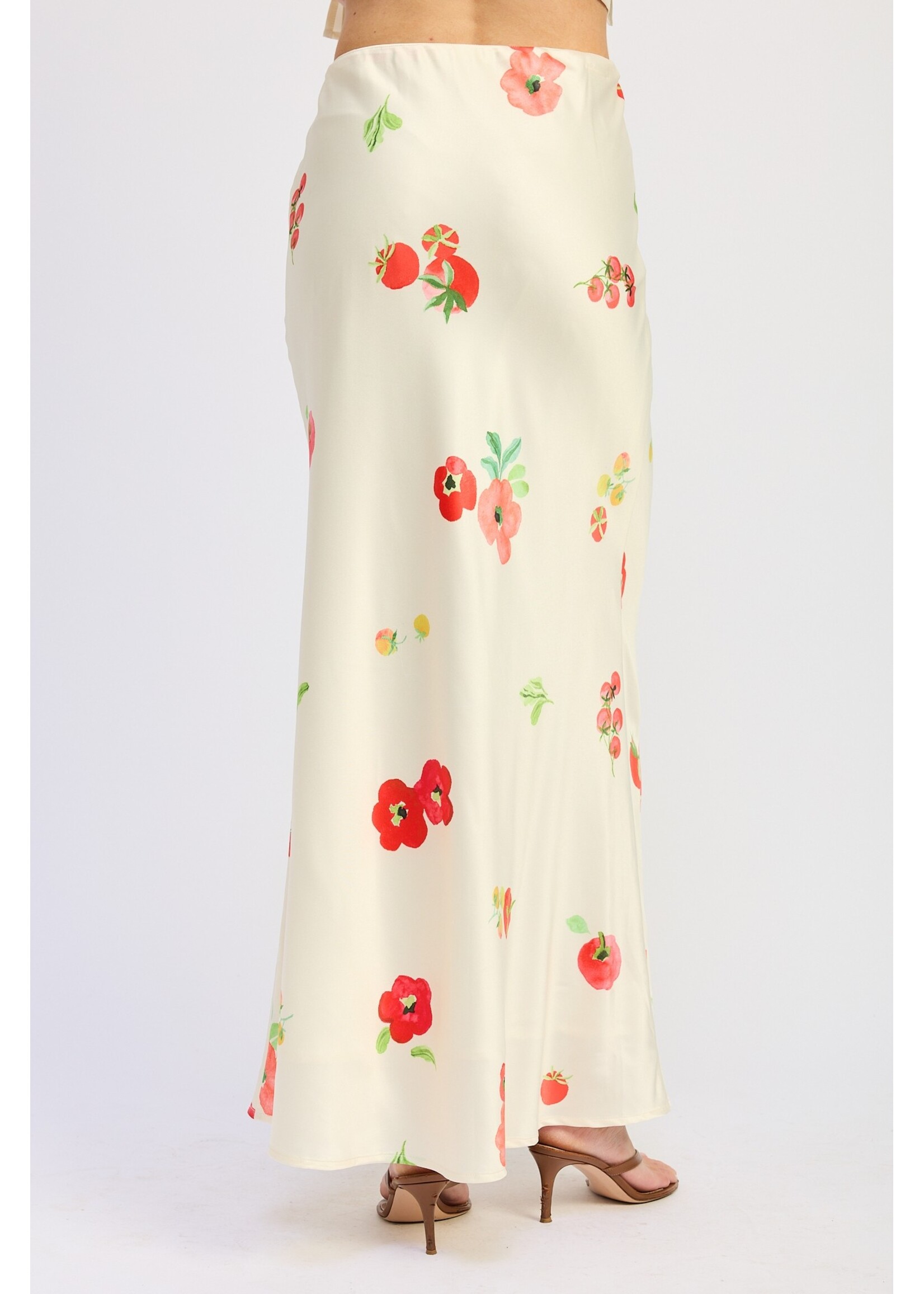 Emory Park Row Rise Mid Satin Bias Skirt - IPA4176S