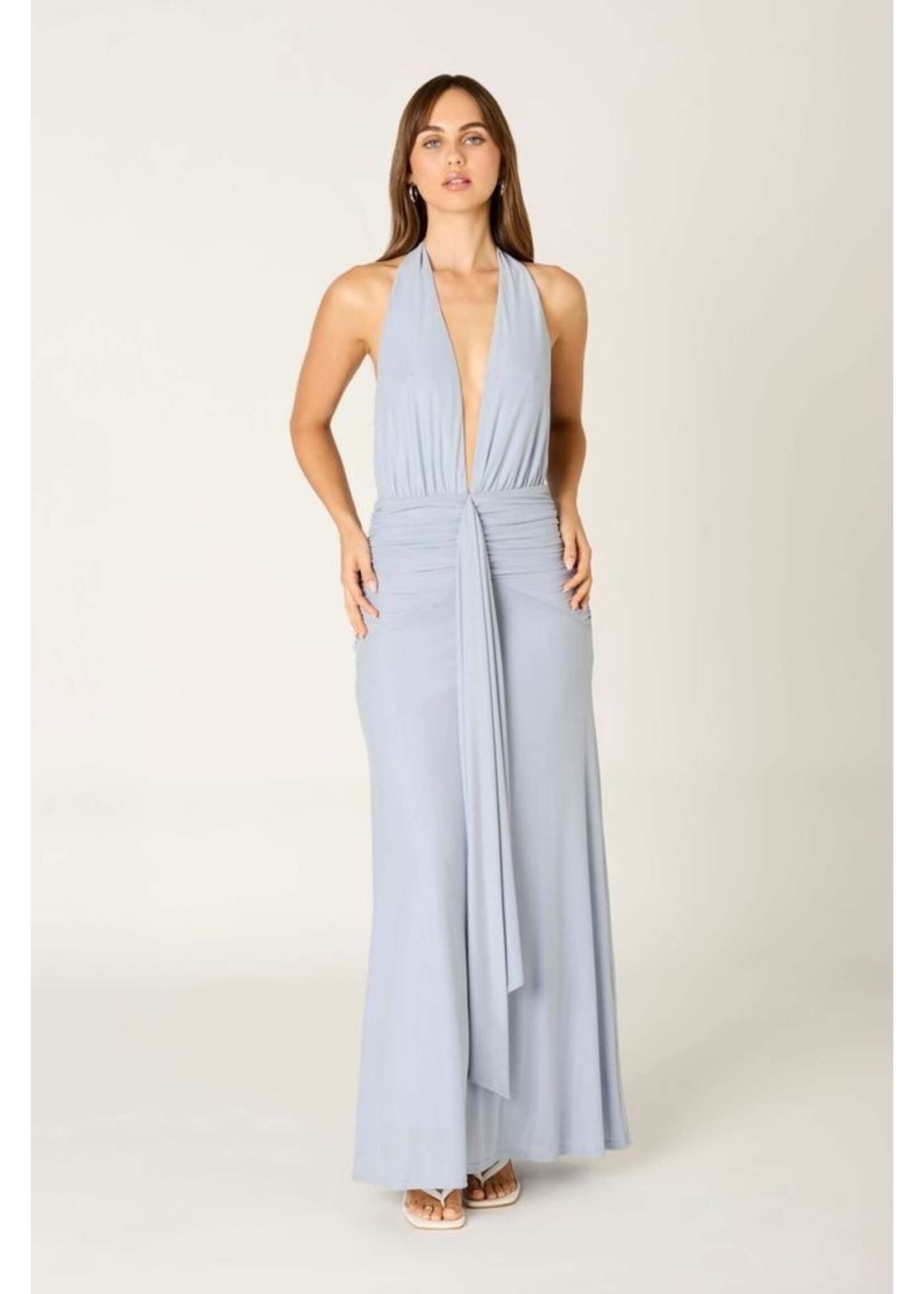 Cotton Candy LA Deep V-Neck Maxi Dress - CD-14064