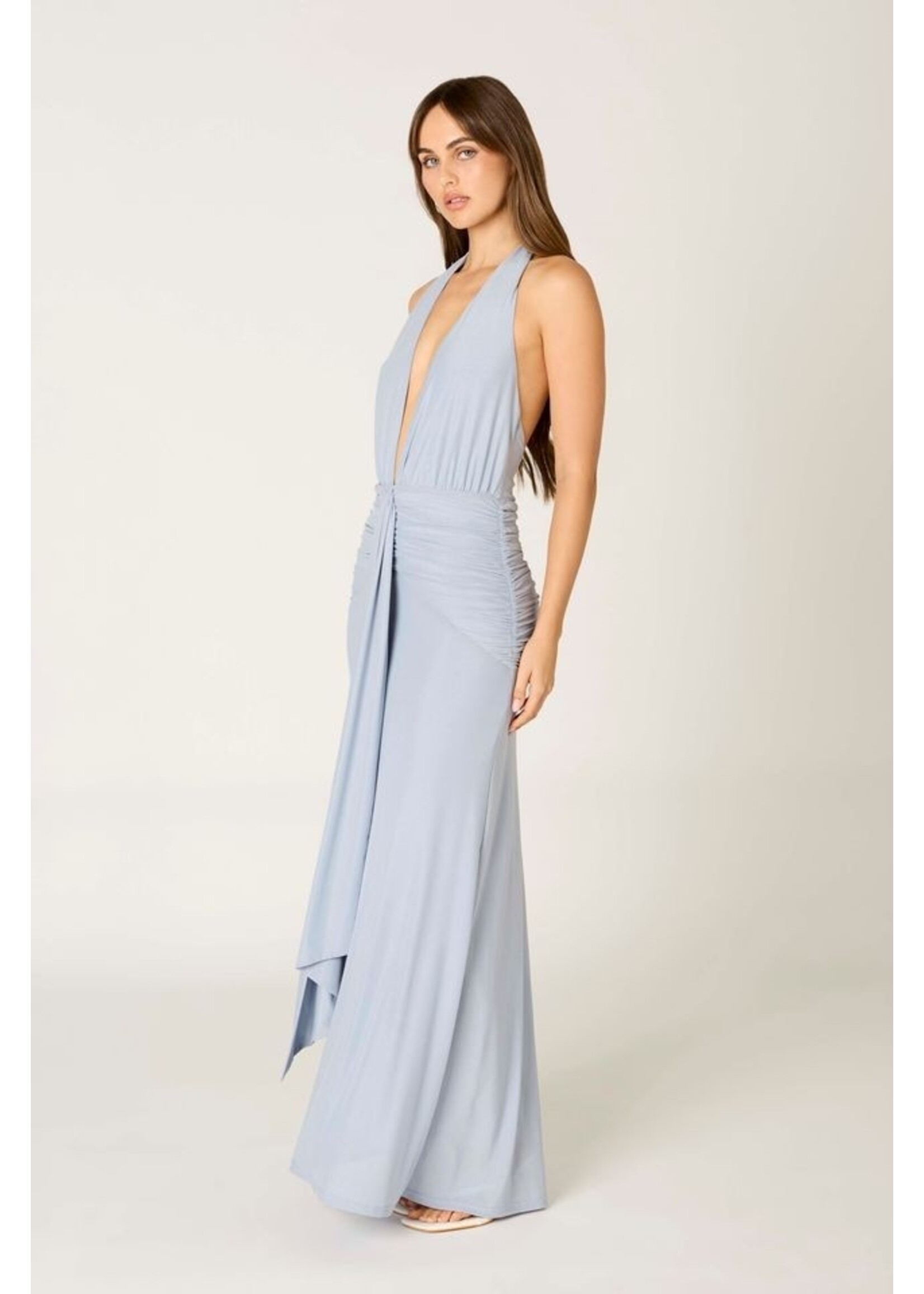 Cotton Candy LA Deep V-Neck Maxi Dress - CD-14064