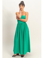 HYFVE Strapless Flowy Midi Dress - DZ26A744
