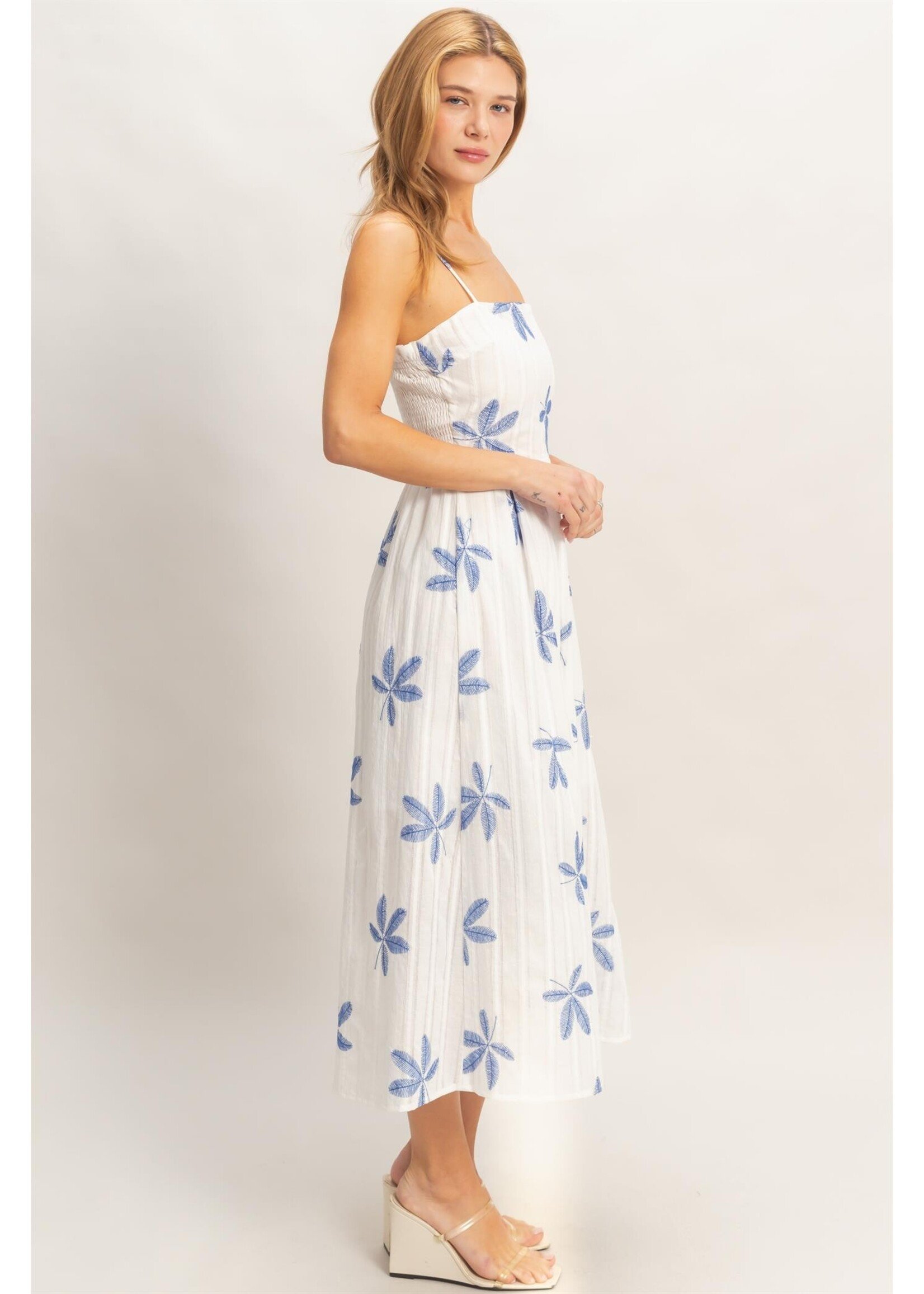 HYFVE Spaghetti Strap Pleated Dress - HF26C378