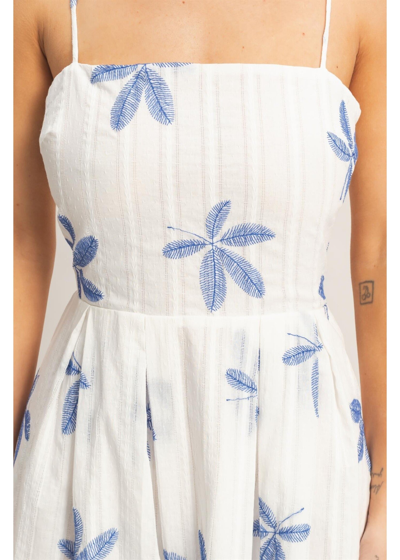 HYFVE Spaghetti Strap Pleated Dress - HF26C378