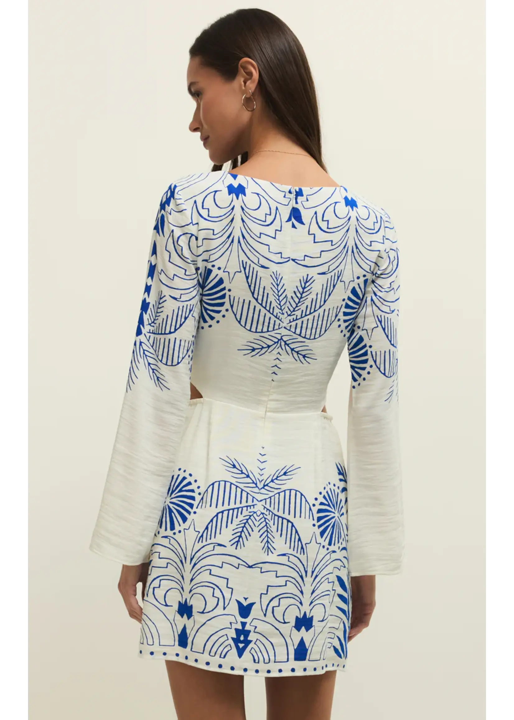 Z Supply Tahina Palm Mini Dress - ZD261367