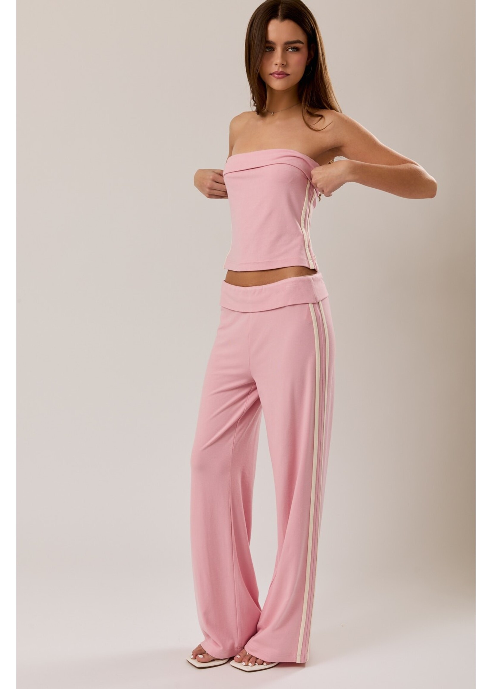 Le Lis Folded Waist Knit Pants - SP3554