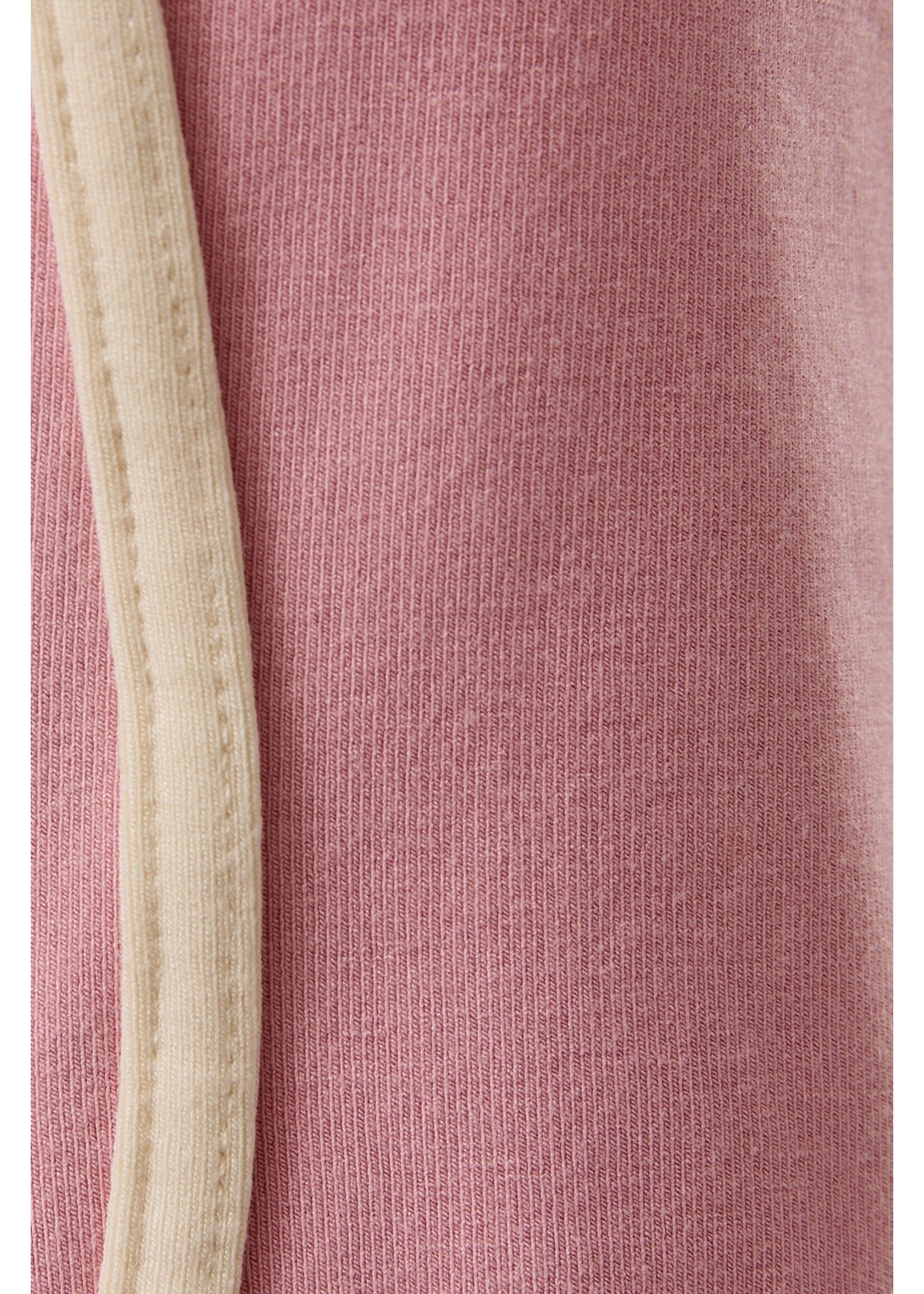 Le Lis Folded Neck Knit Tube Top - ST3553