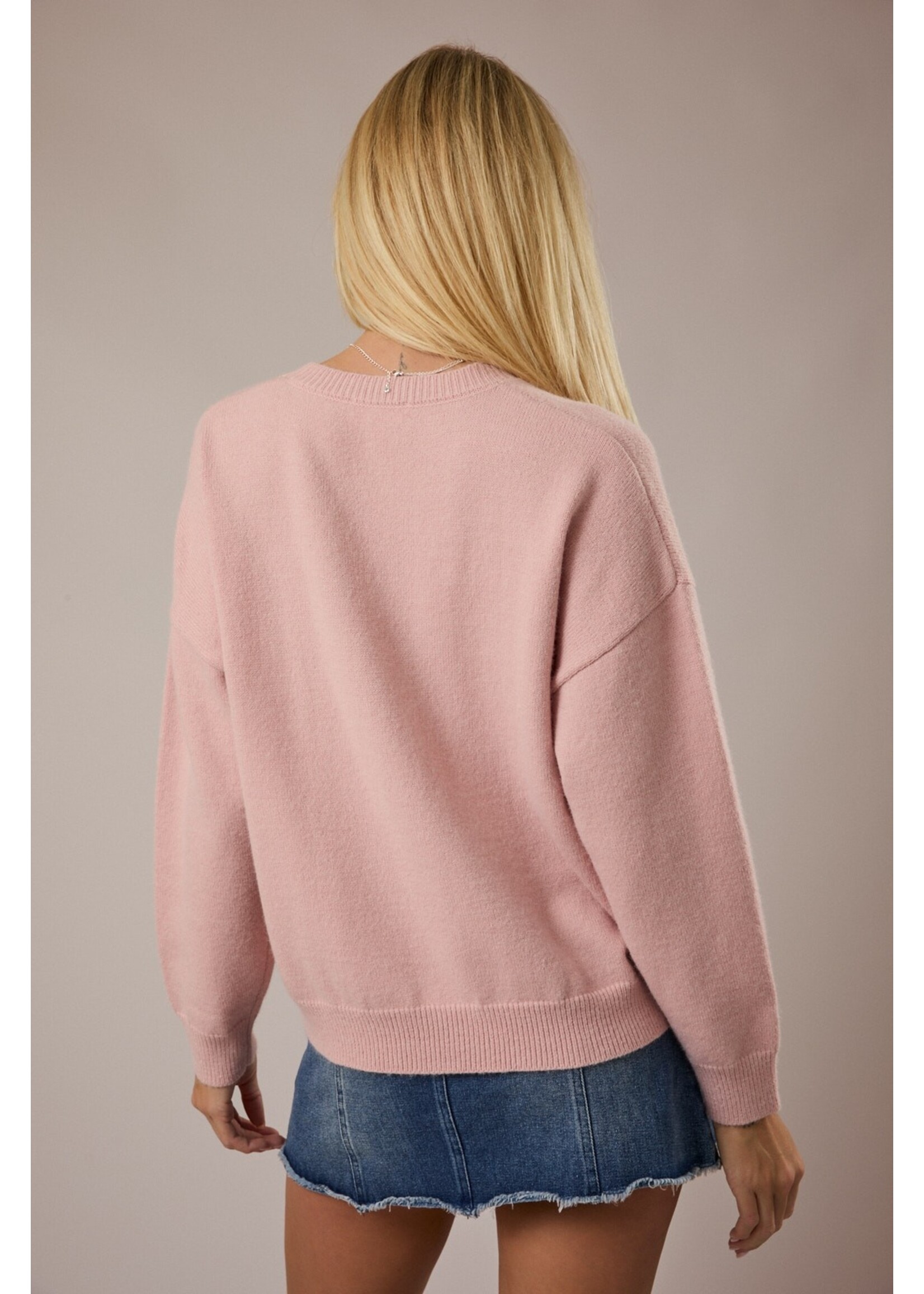 Le Lis King Charles Spaniel Dog Graphic Sweater - IWT6459-1