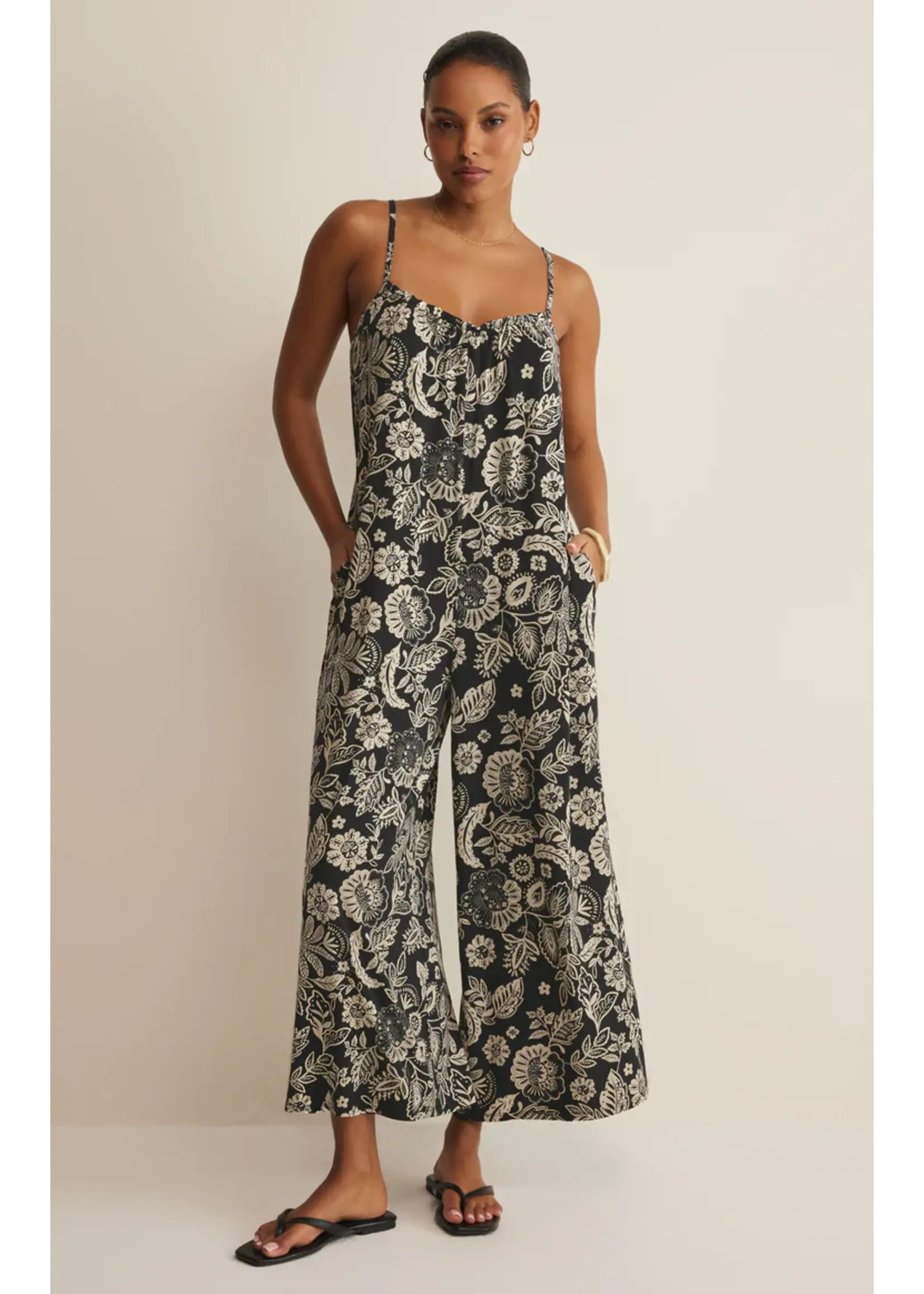 Z Supply Days Off Luz Floral Jumpsuit - ZP262724