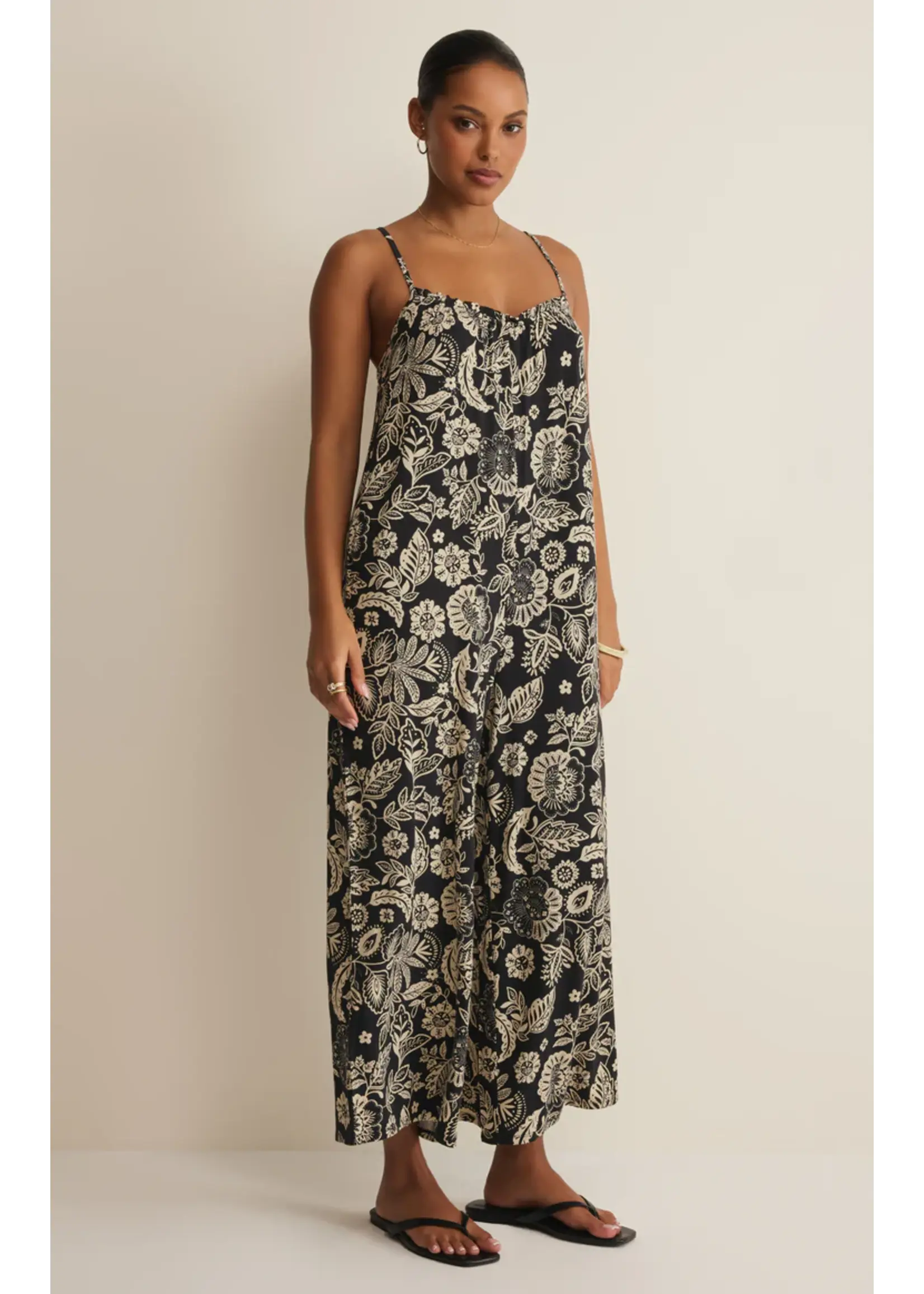 Z Supply Days Off Luz Floral Jumpsuit - ZP262724