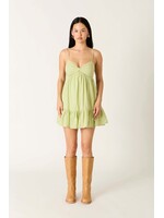 Cotton Candy LA Twisted Detail Tiered Mini Dress - CD-14259